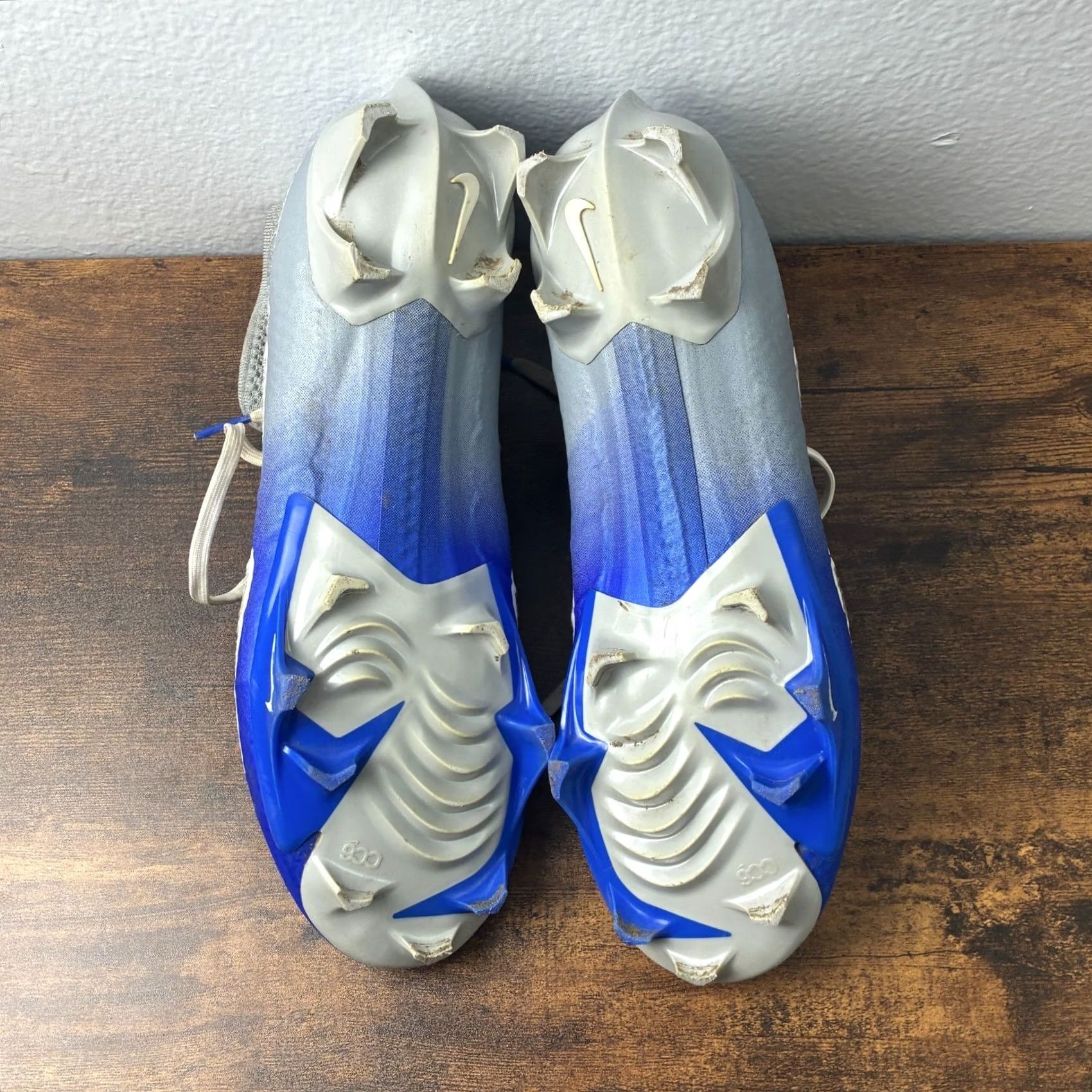Nike Nike Vapor Edge 360 Mens Size 9 Untouchable Football Cleats Wolf Grey Blue Nike Vapor Edge 360 Football Cleats Mens 9 Blue Wolf Grey Size US 9 / EU 42 - 4 Thumbnail