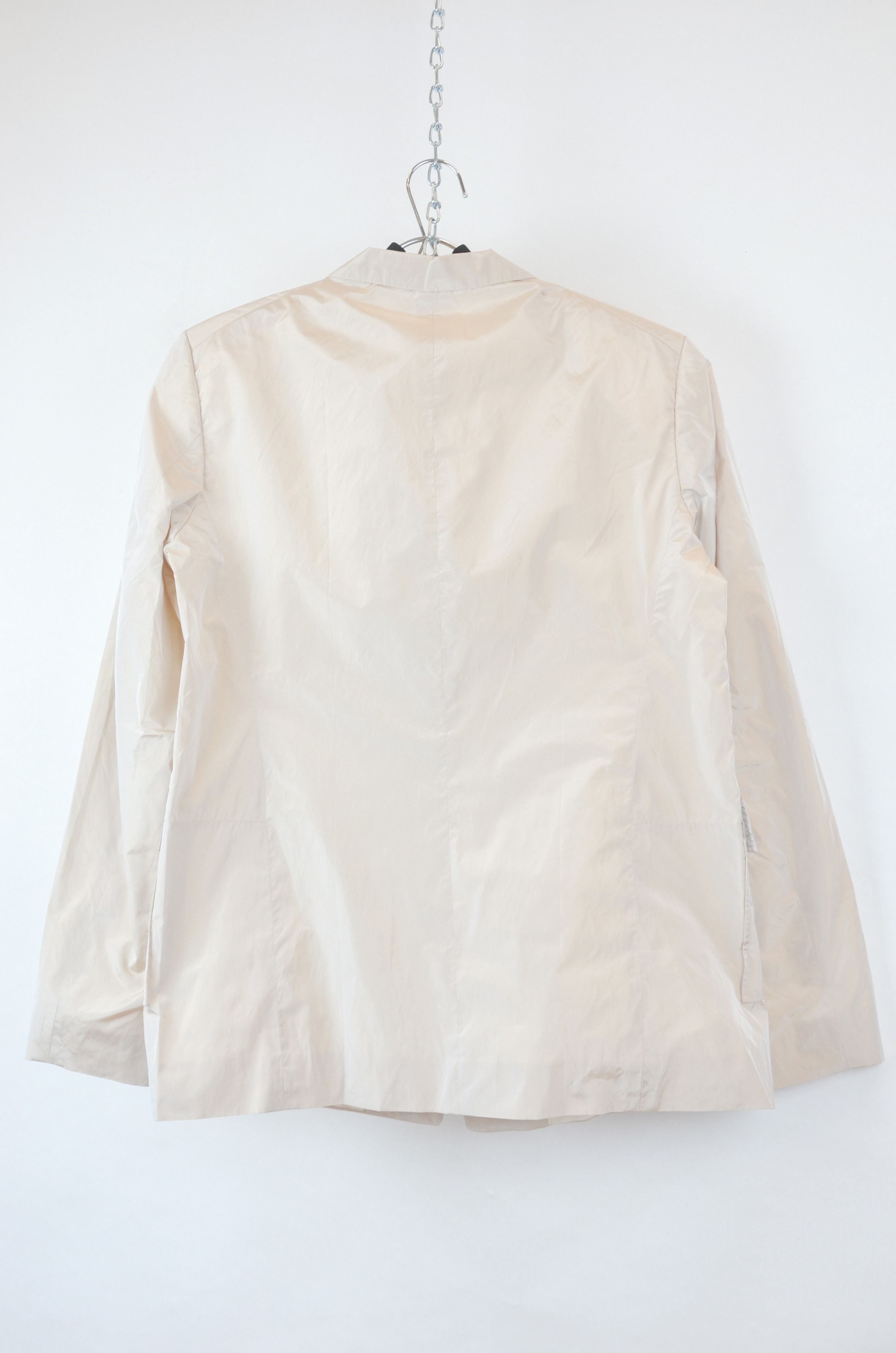 Jil Sander Jil Sander Vintage Beige Nylon Shimmer Blazer size 42 Size M / US 6-8 / IT 42-44 - 2 Thumbnail
