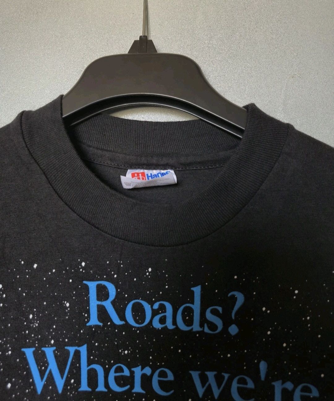 Hanes Vintage back To The Future Roads Movie Promo T Shirt Size M Size US M / EU 48-50 / 2 - 6 Thumbnail