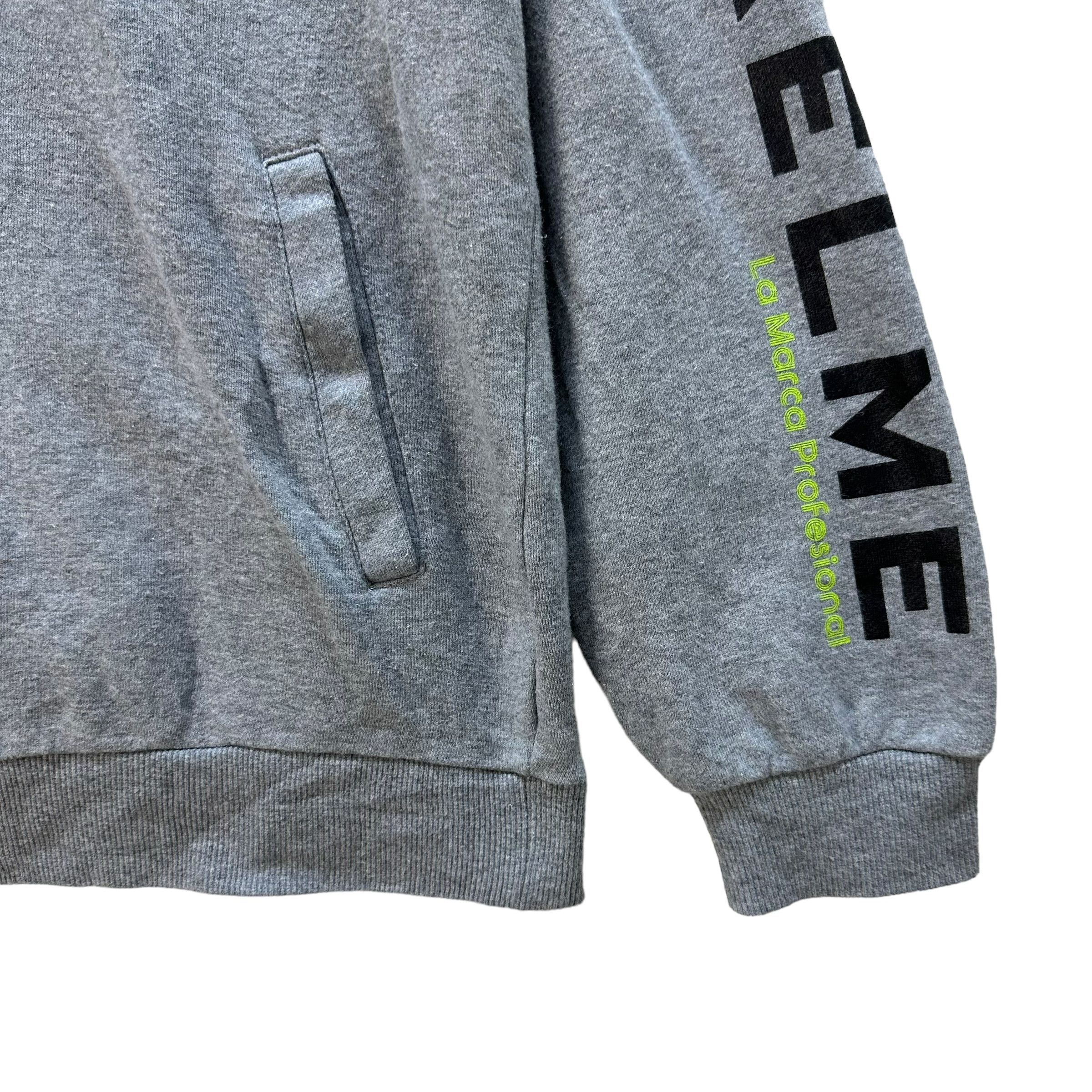 Japanese Brand KELME BIG LOGO GRAPHIC ZIPPER HOODIES #9055-53 Size US L / EU 52-54 / 3 - 8 Thumbnail