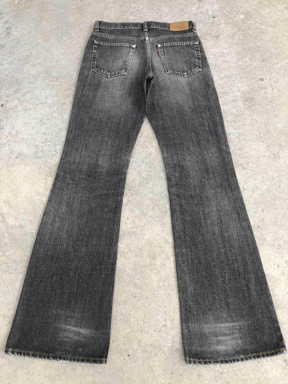If Six Was Nine Bobson Flared Jeans Bootcut Distressed Jeans Size US 29 - 2 Thumbnail