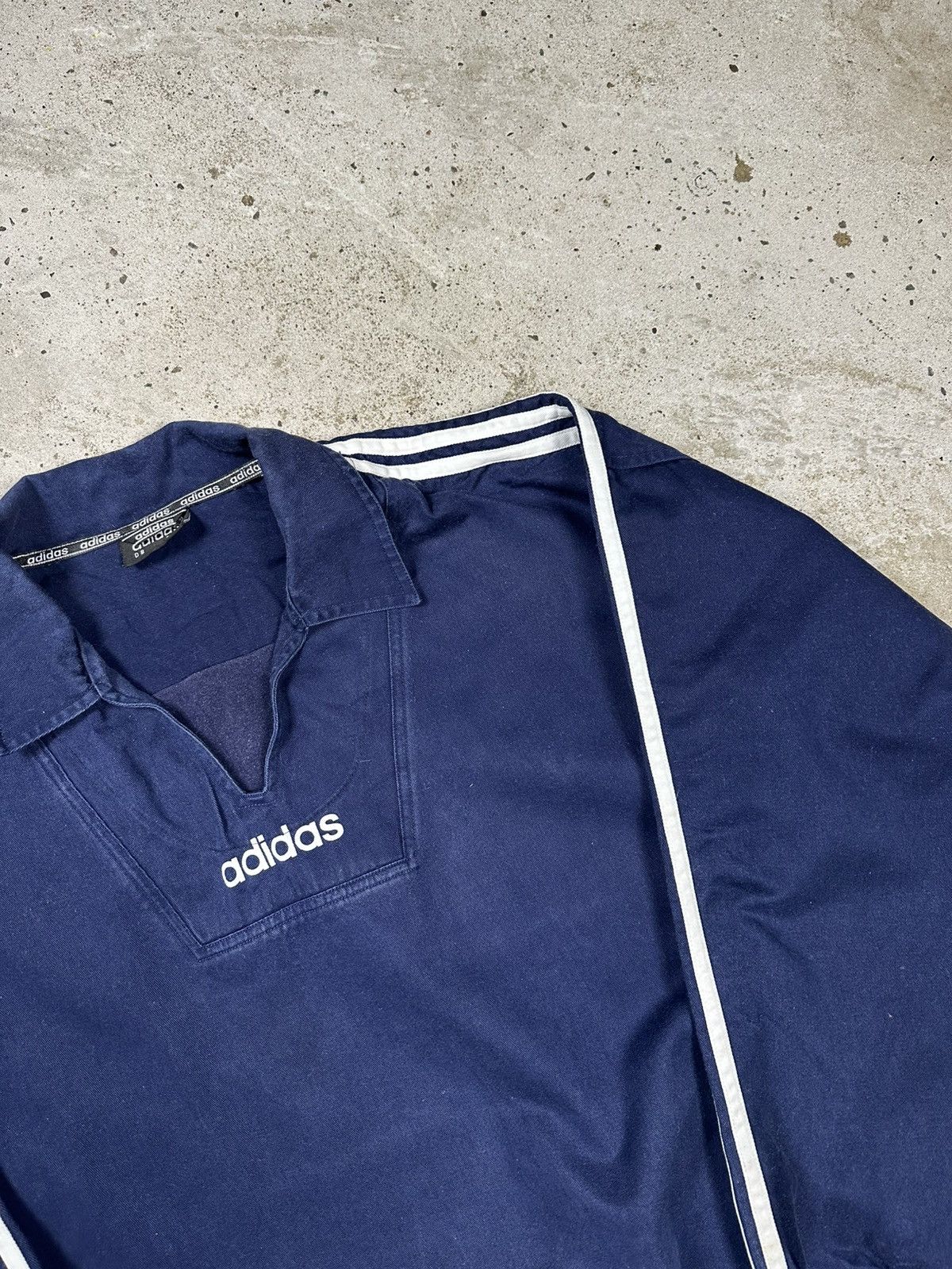 Adidas Vintage 90s Adidas Boxy Training Top Light Jacket Big Logo Size US XL / EU 56 / 4 - 6 Thumbnail