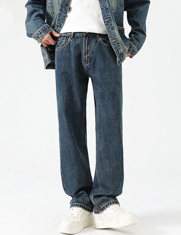 Japanese Brand × Jean Casual simple classic vintage washed jeans Size US 32 / EU 48 - 1 Thumbnail