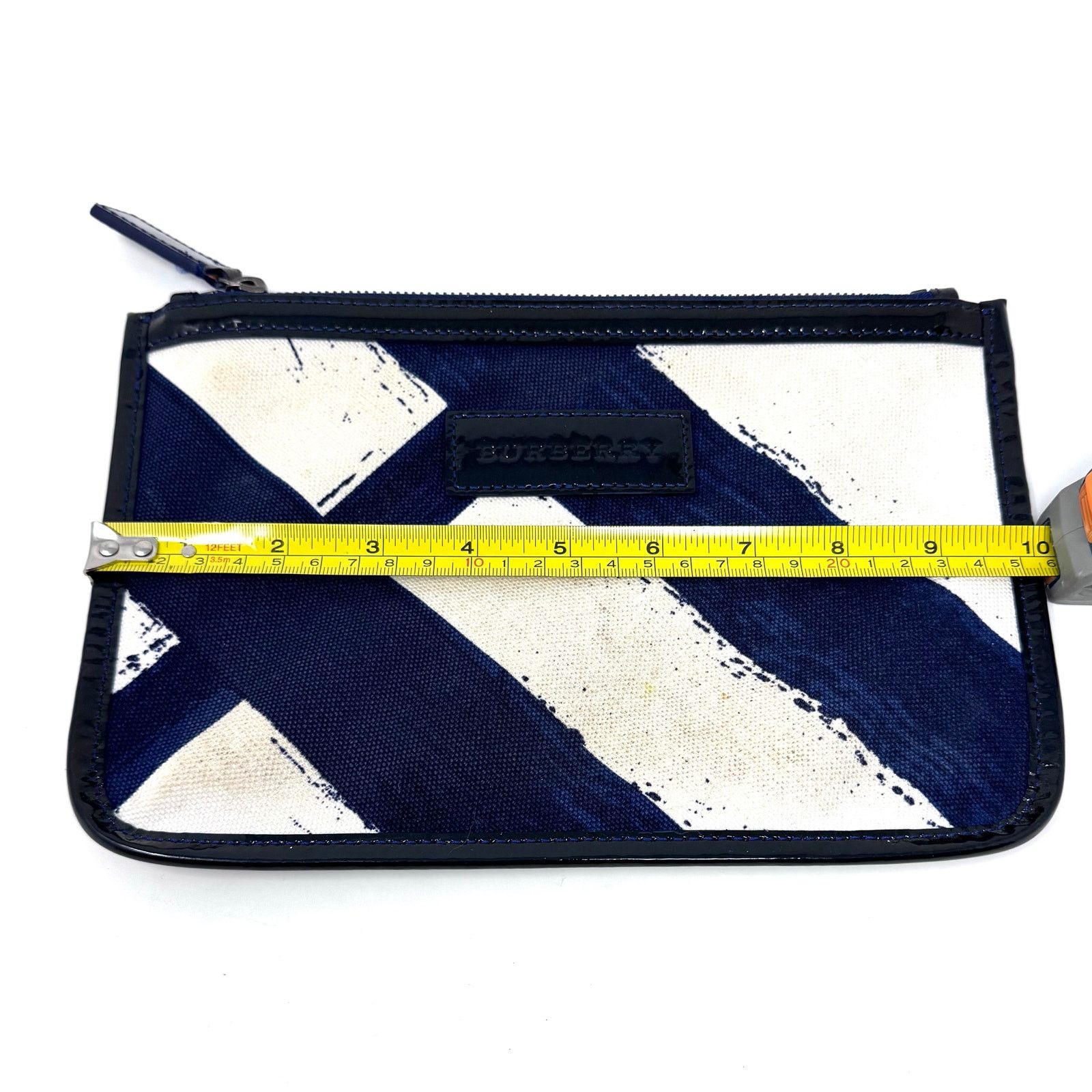 Burberry Burberry Striped Canvas Pouch Size ONE SIZE - 10 Thumbnail