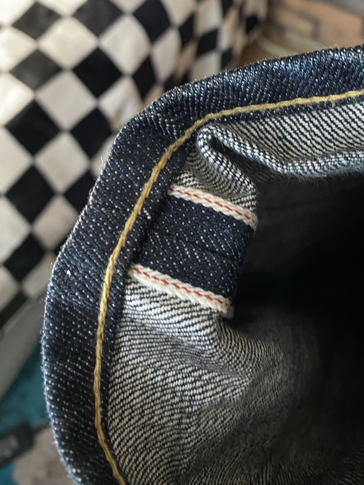 Neighborhood $486 NBHD SELVEDGE DENIM NEIGHBORHOOD RAW RED LINE JAPANESE Size US 30 / EU 46 - 4 Thumbnail