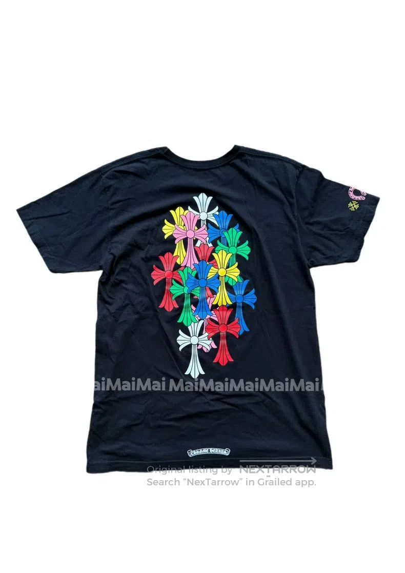 Chrome Hearts CHROME HEARTS Size XL Colored cross black short sleeve Size US XL / EU 56 / 4 - 1 Thumbnail