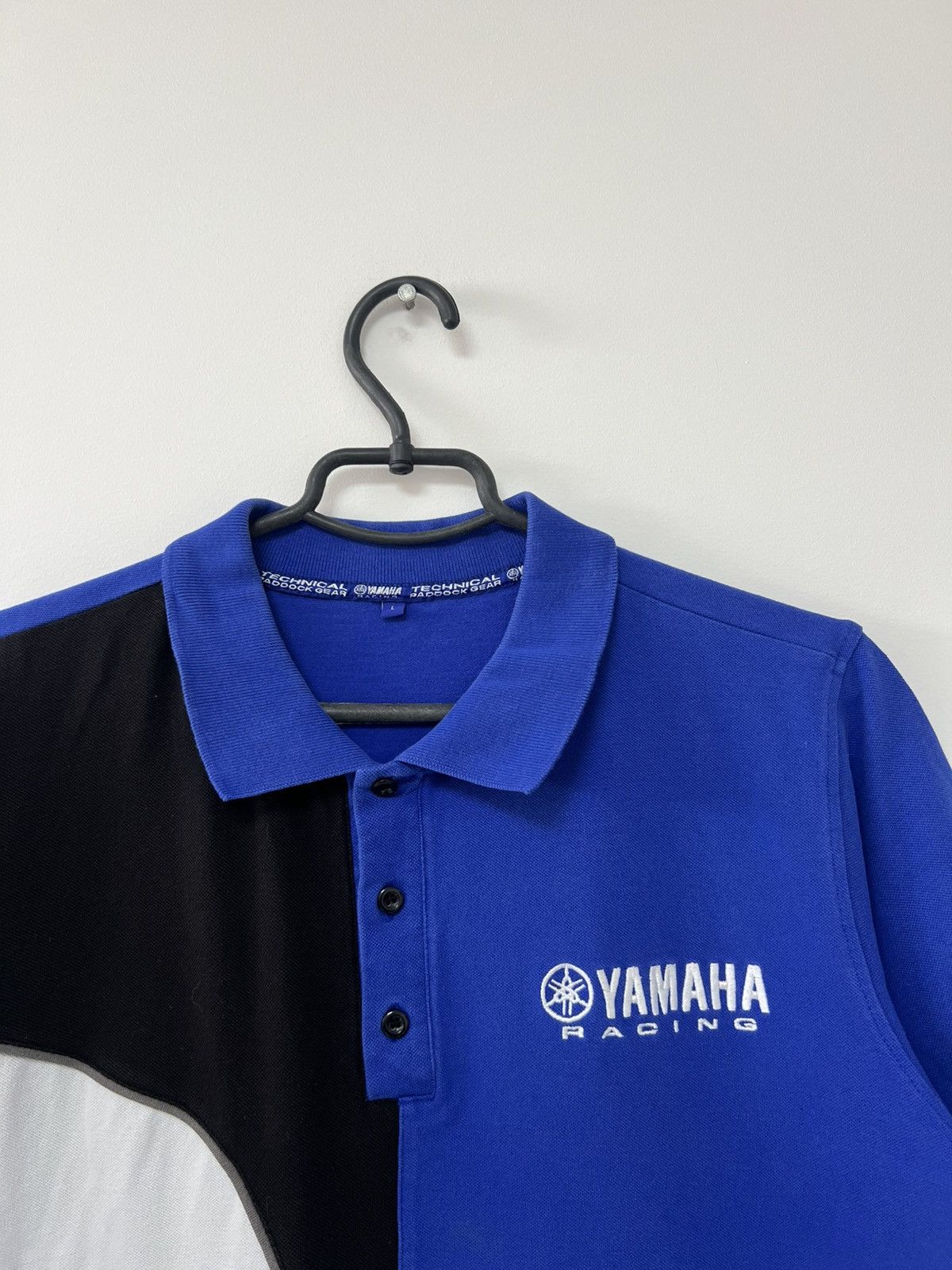Yamaha Vintage Yamaha Racing Team Polo Motorcycle T shirt Rare sz L Size US L / EU 52-54 / 3 - 6 Thumbnail