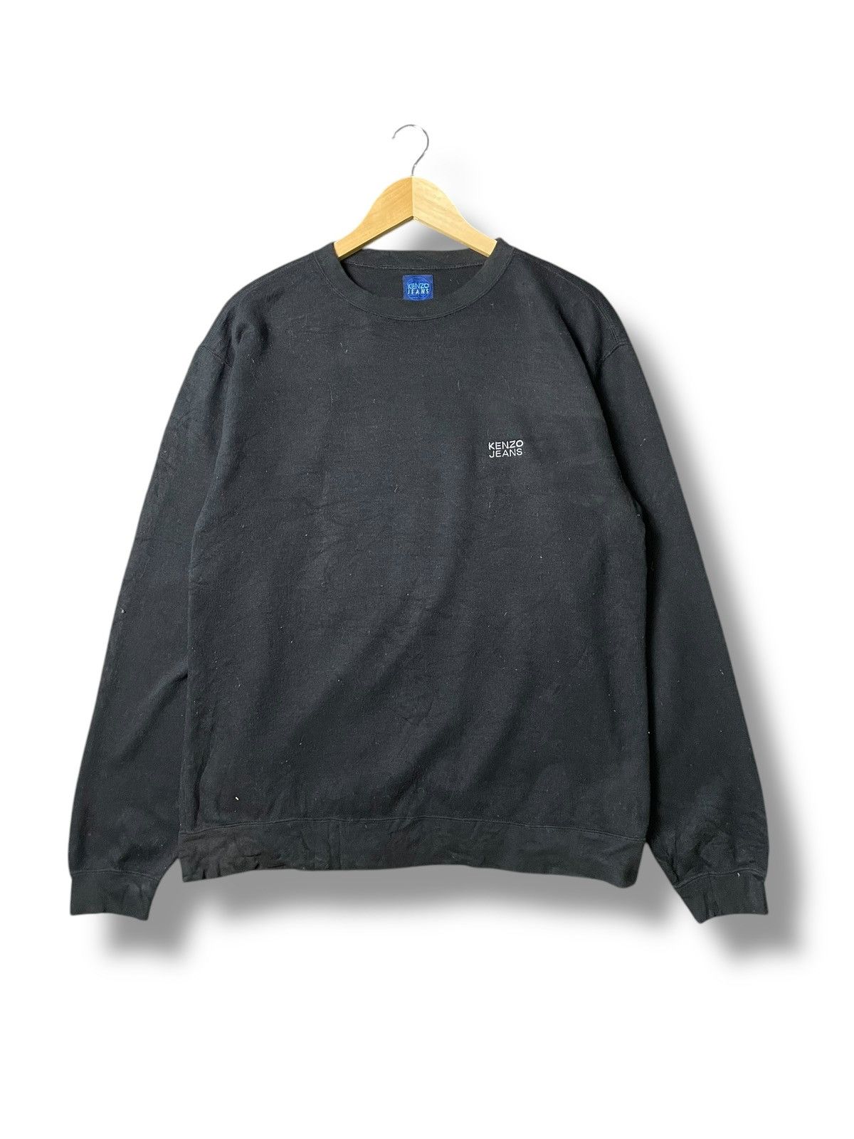 Kenzo × Vintage Kenzo Jeans Brand Sweatshirt (57) Size US S / EU 44-46 / 1 - 1 Thumbnail