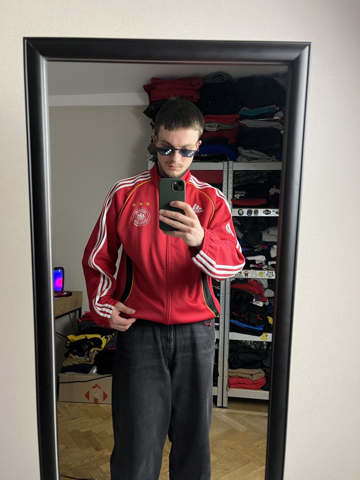 Adidas × Vintage Vintage 2005 Germany Soccer Track Jacket Adidas World Cup Size US L / EU 52-54 / 3 - 2 Thumbnail