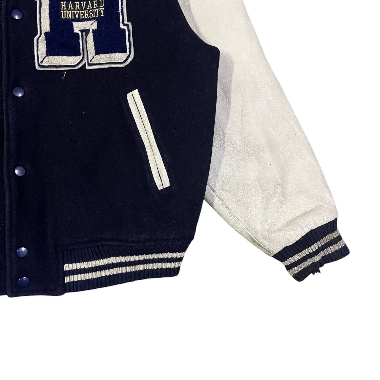 Other Vintage Harvard University Wool Leather Varsity Jacket Size US L / EU 52-54 / 3 - 6 Thumbnail