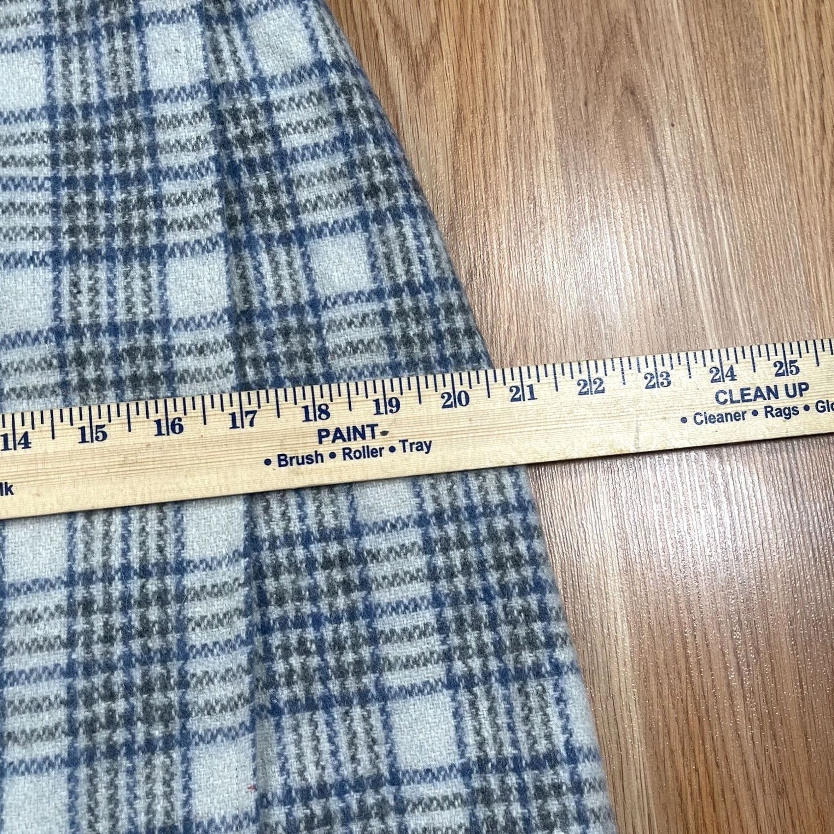 Vintage VINTAGE Soft Options Skirt Womens M Medium Wool Blend Plaid Pencil Above Knee Length Size 32" / US 10 / IT 46 - 7 Thumbnail