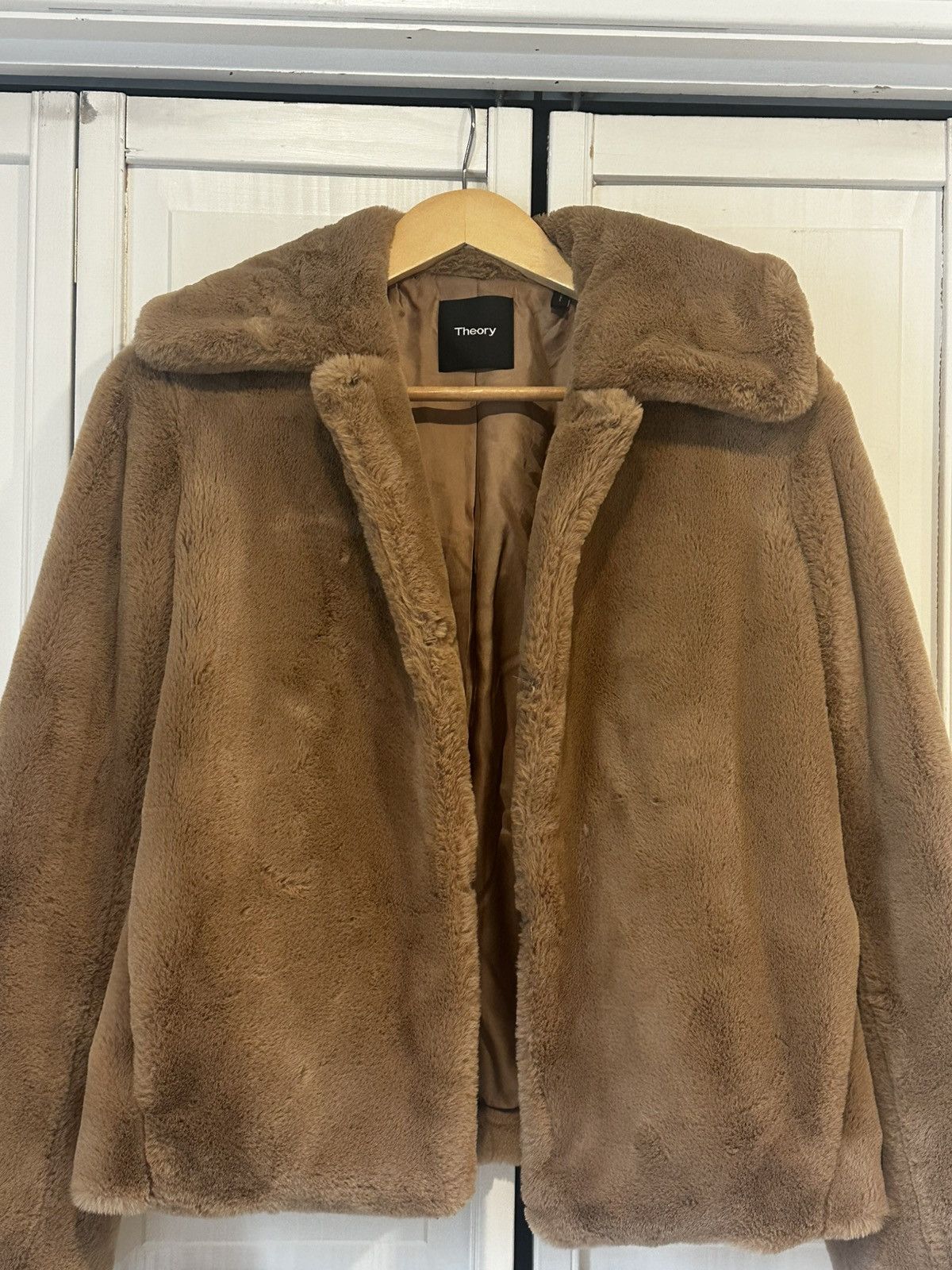 Theory Theory Faux Rabbit Luxe Jacket Size US M / EU 48-50 / 2 - 1 Thumbnail