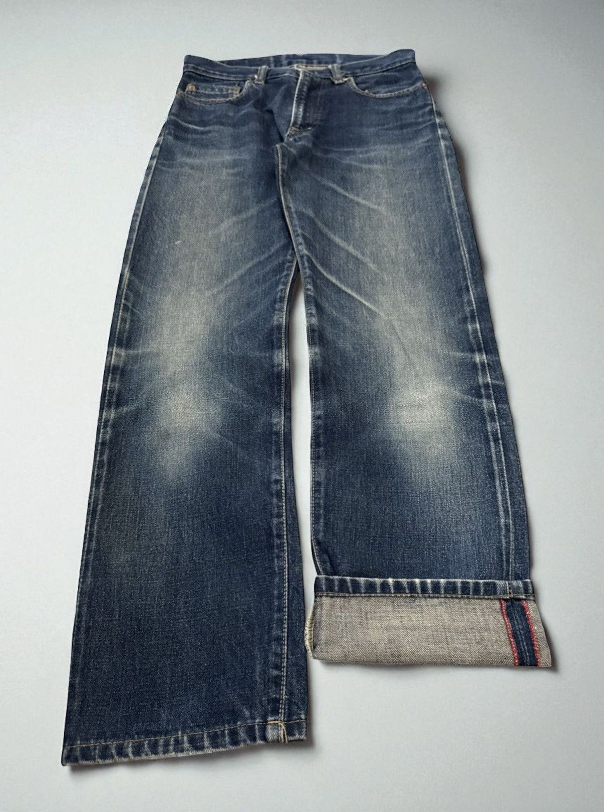 Japanese Brand Blue Blue Japan Indigo Wash Selvedge Redline Jeans Size US 28 / EU 44 - 1 Thumbnail