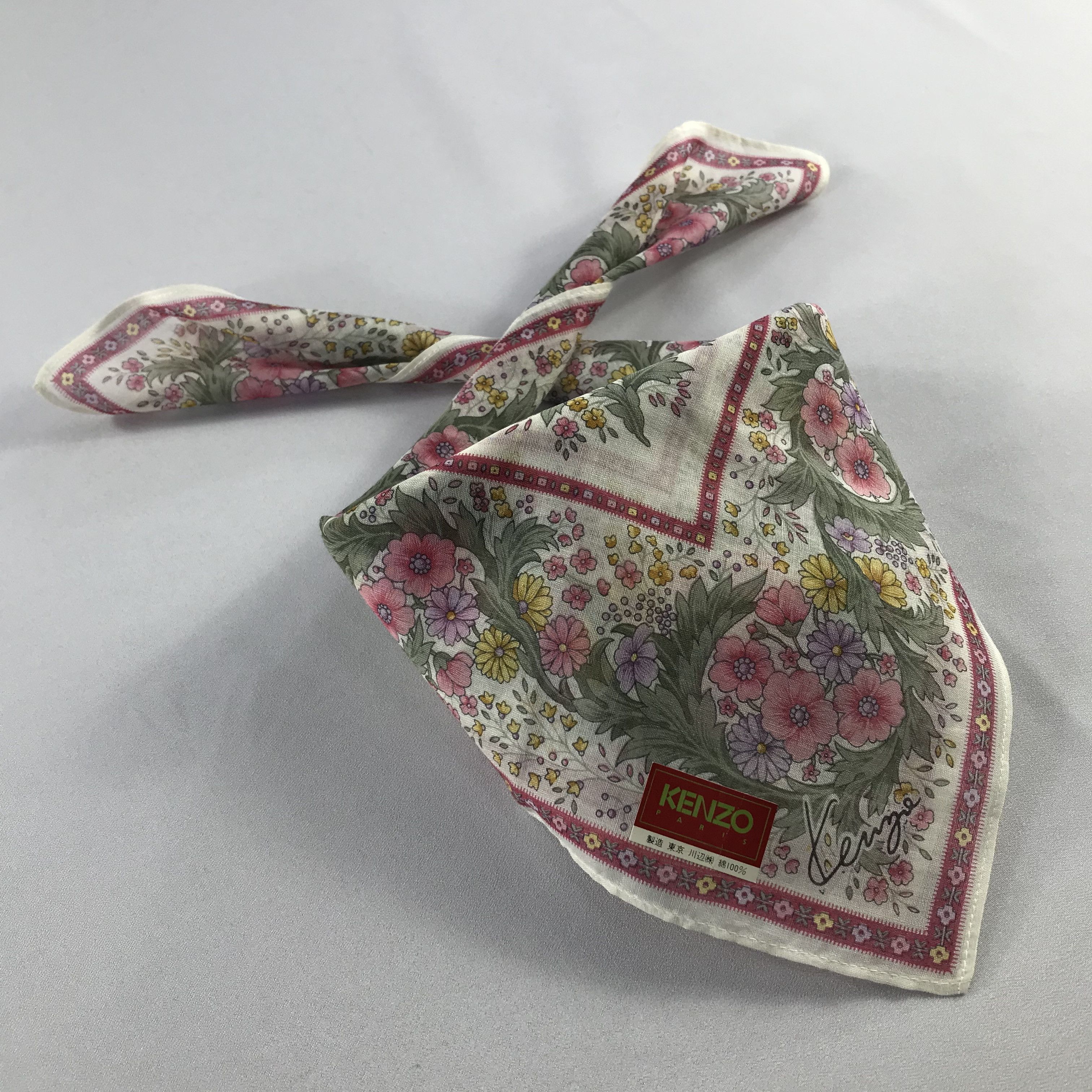 Kenzo Kenzo Handkerchief / Bandana / Neckerchief C673 Size ONE SIZE - 1 Thumbnail