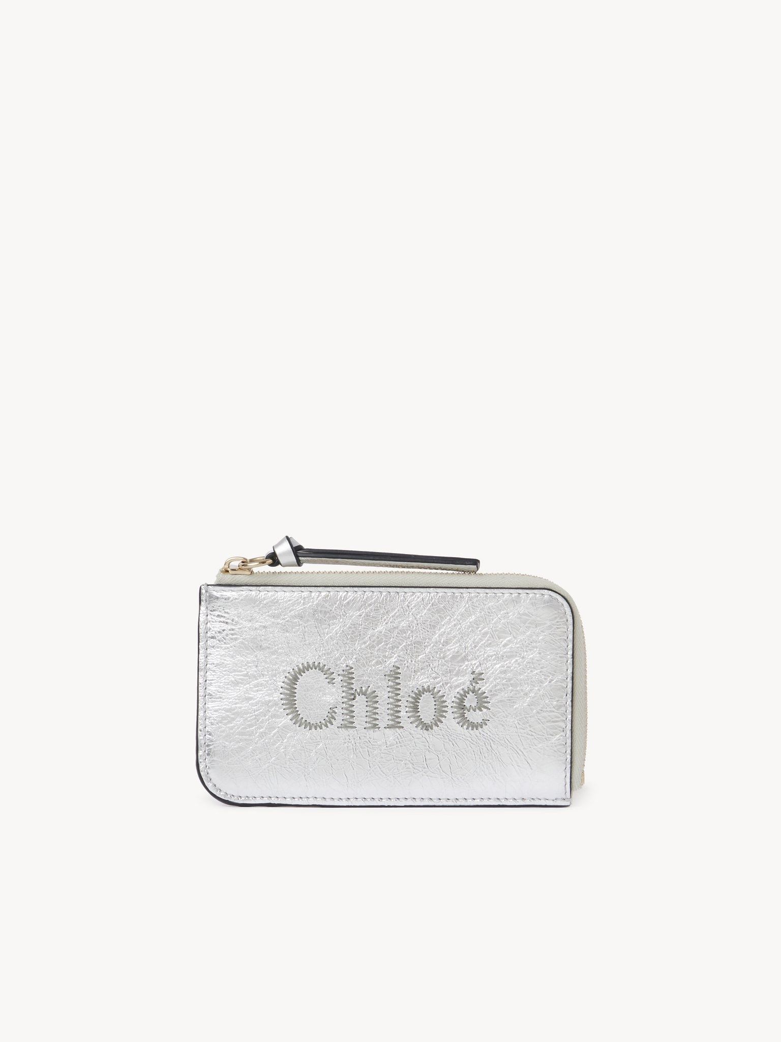 Chloe o1loc1c0425 CHC23 Size: OS / Sense Compact Wallet in Silver Size ONE SIZE - 1 Thumbnail