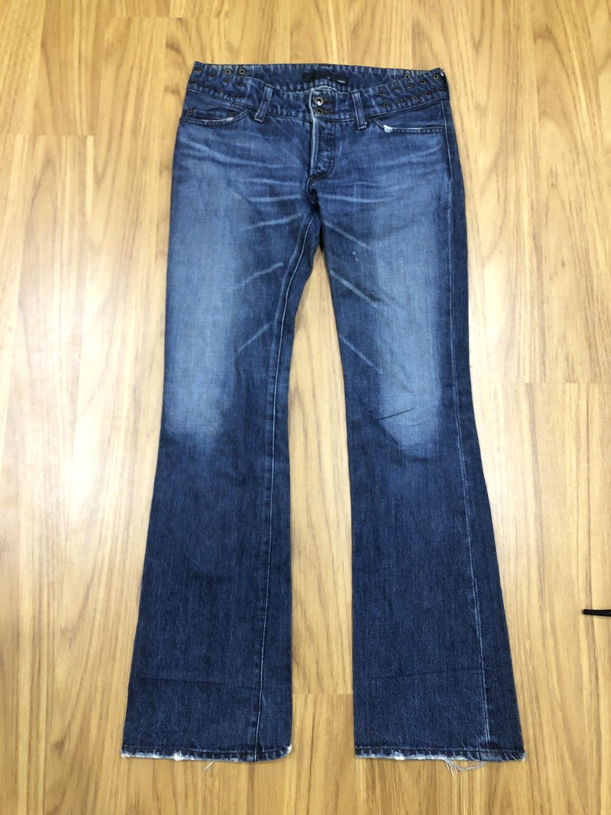 Japanese Brand Made in Japan Agosto Studded Denim Pant Size US 30 / EU 46 - 2 Thumbnail