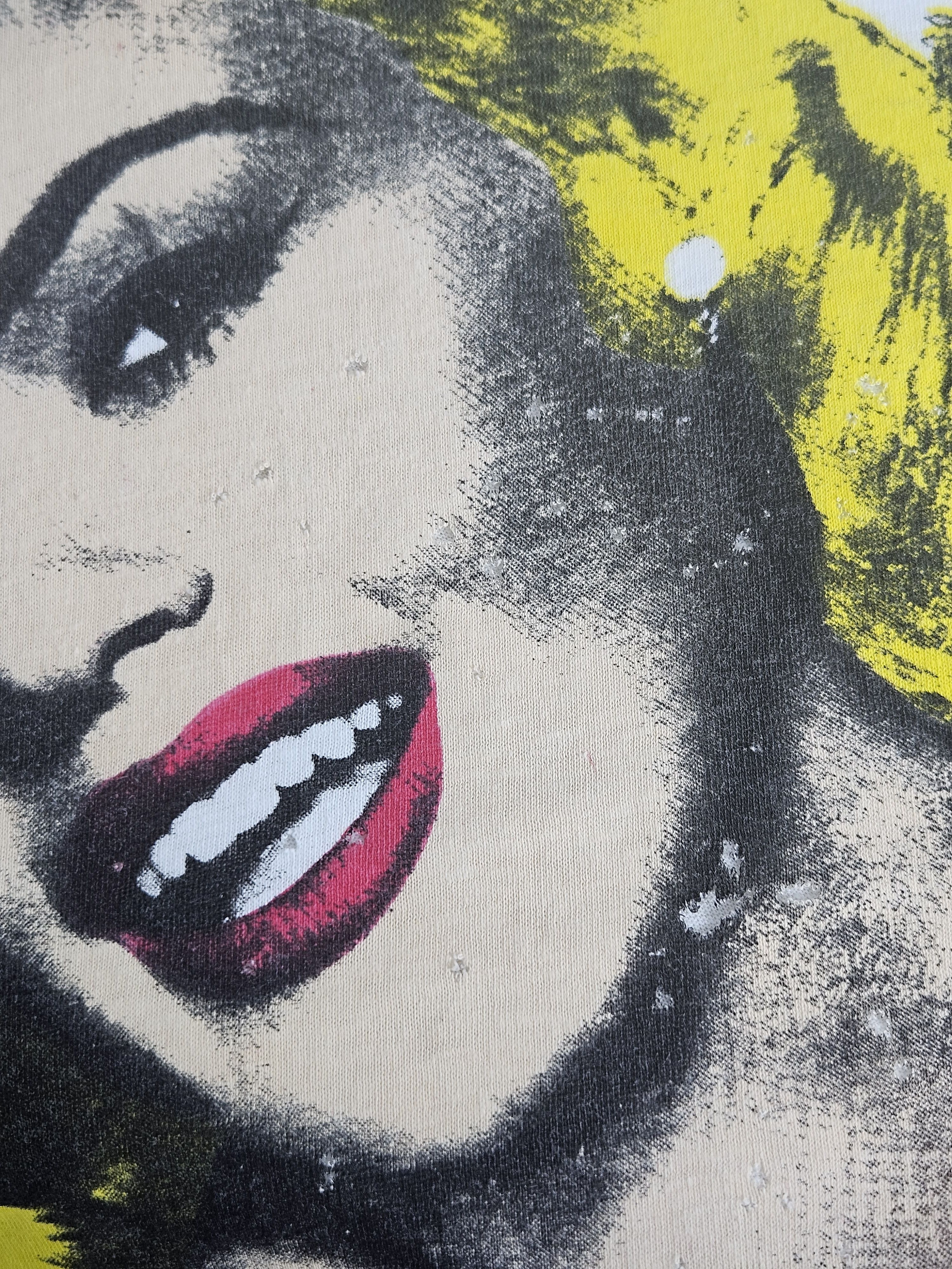 Vintage Vintage Marilyn Monroe 80s pop art print shirt Size US L / EU 52-54 / 3 - 10 Thumbnail