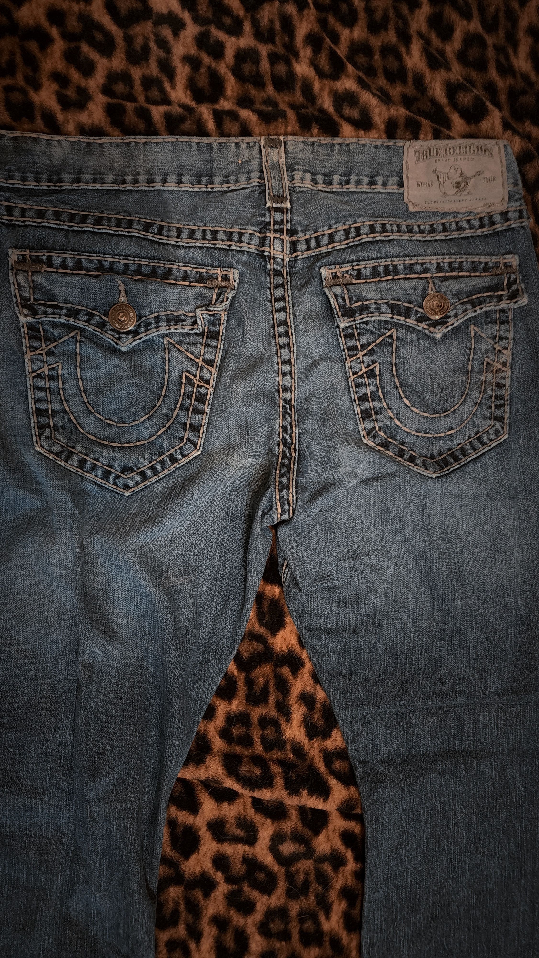 True Religion True Religion Super T Vintage Jeans Size US 36 / EU 52 - 3 Thumbnail