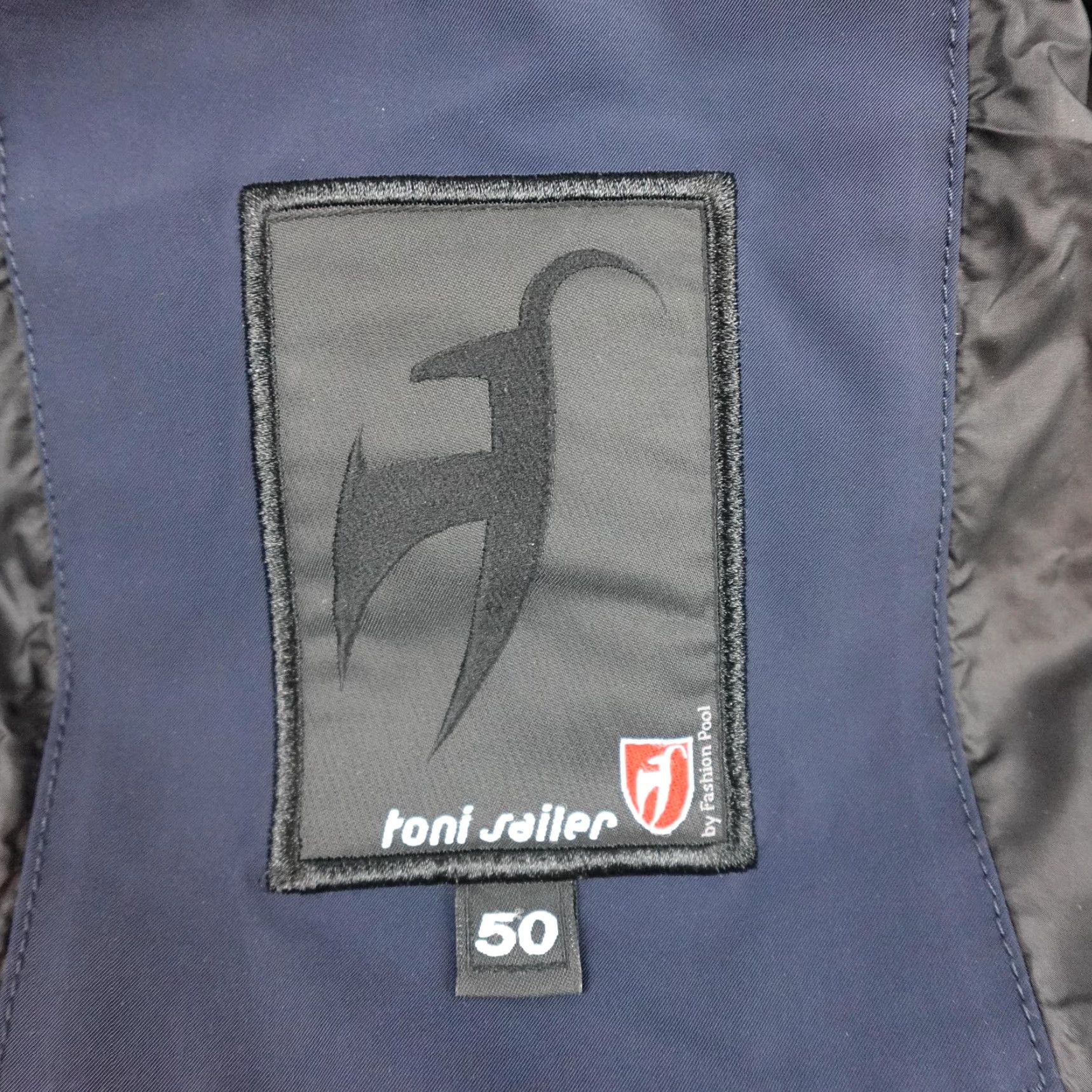 Vintage Toni Sailer Jacket Womens 50 Large Blue Ski Puffer Quilted Down Chevron Size XL / US 12-14 / IT 48-50 - 7 Thumbnail