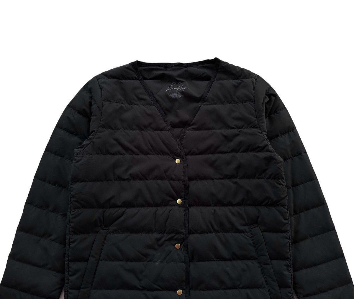 Beams Japan BEAMS HEART French Duck Down Quilted Jacket Black Size M Size US M / EU 48-50 / 2 - 11 Thumbnail