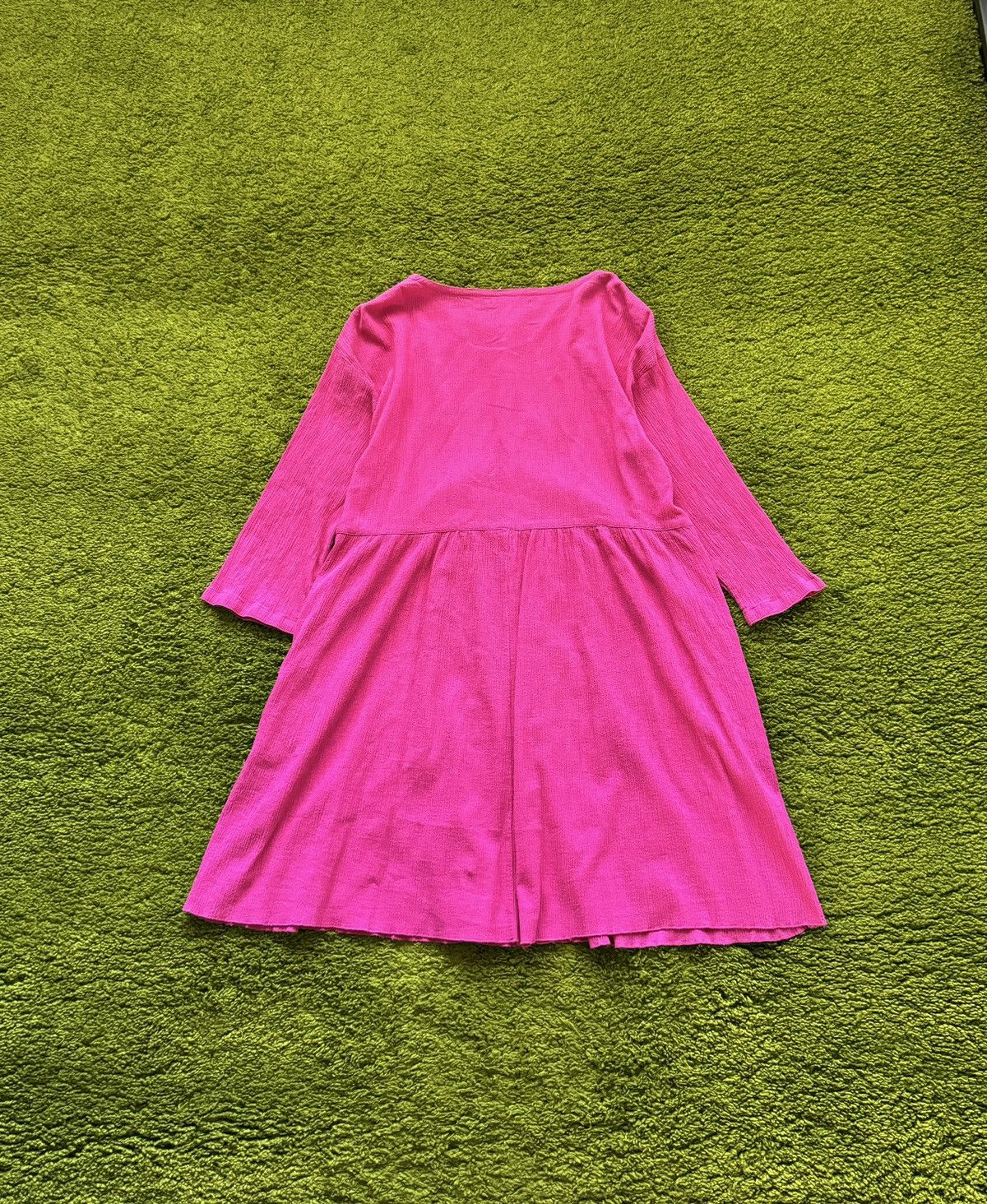 Designer Gudrun Sjoden avant garde pink dress Size L / US 10 / IT 46 - 2 Thumbnail
