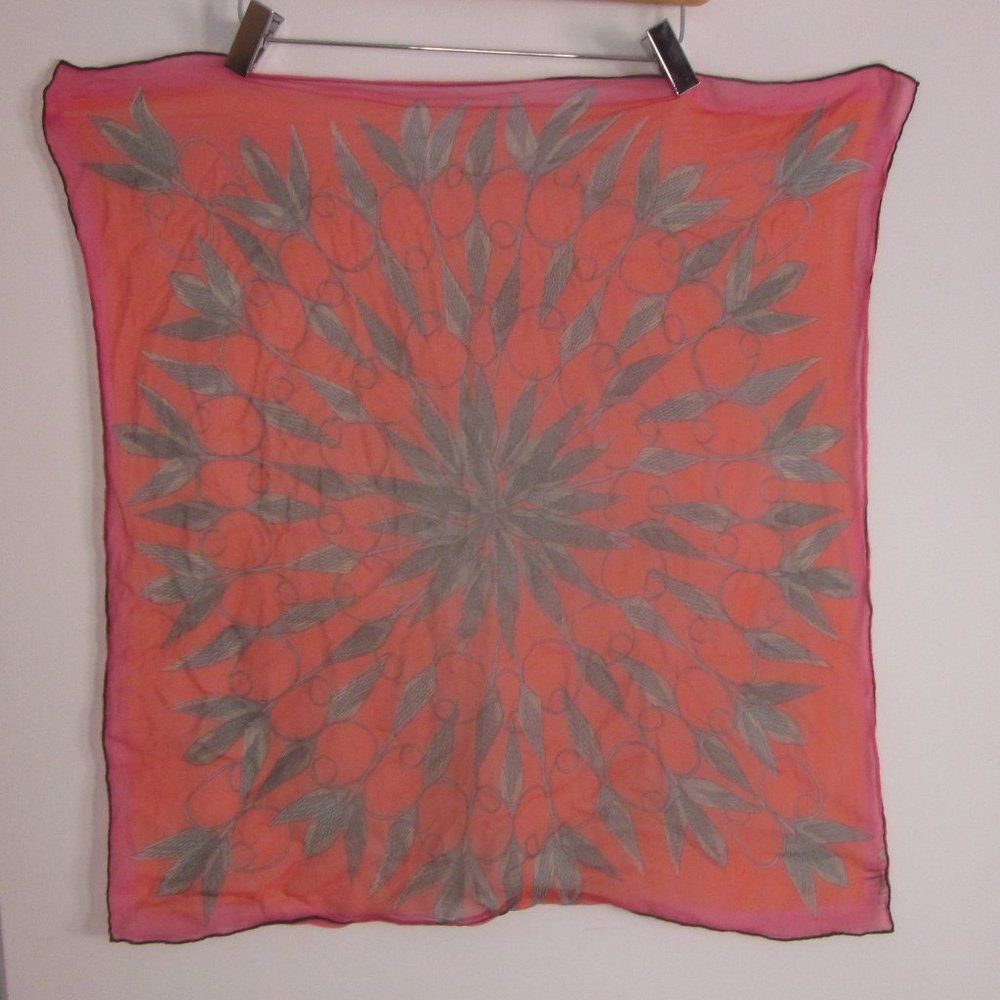 Vintage Vintage Vera Neumann Silk Scarf Square Size ONE SIZE - 6 Thumbnail