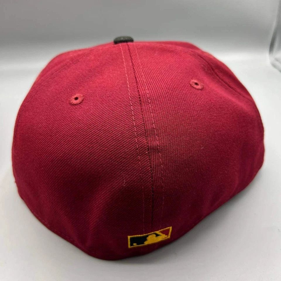 New Era Houston Astros Hat Men 7 5/8 59Fifty New Era MLB Fitted Cap Size ONE SIZE - 4 Thumbnail