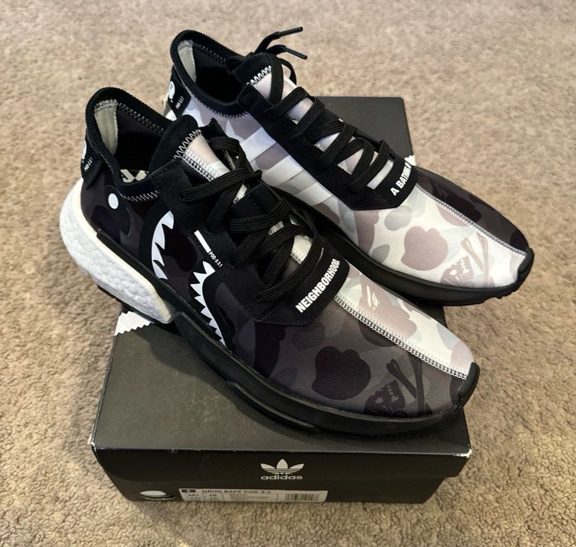 Adidas × Bape NBHD Bape Pod 3.1 Size US 10.5 / EU 43-44 - 2 Thumbnail