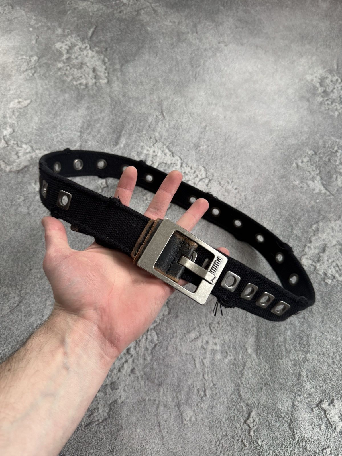 Puma Puma Retro Distressed style Y2K Avantgarde belt L.G.B. Size ONE SIZE - 4 Thumbnail