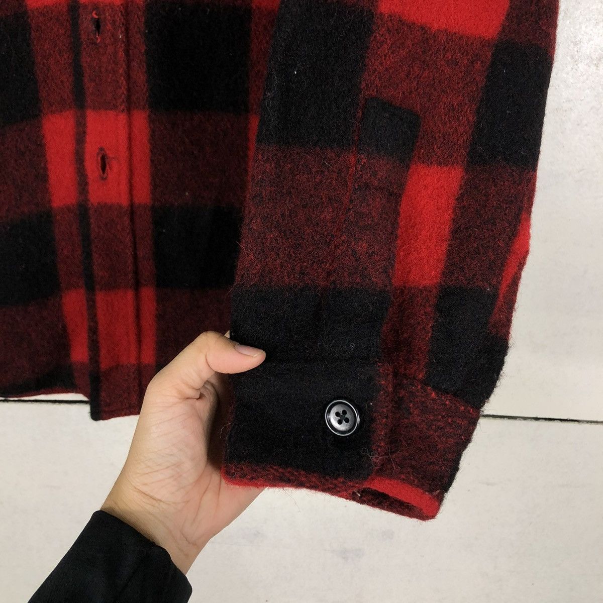 Vintage 🔥VINTAGE WORK JACKET WOOLRICH MADE IN USA TARTAN DESIGN Size US M / EU 48-50 / 2 - 17 Thumbnail