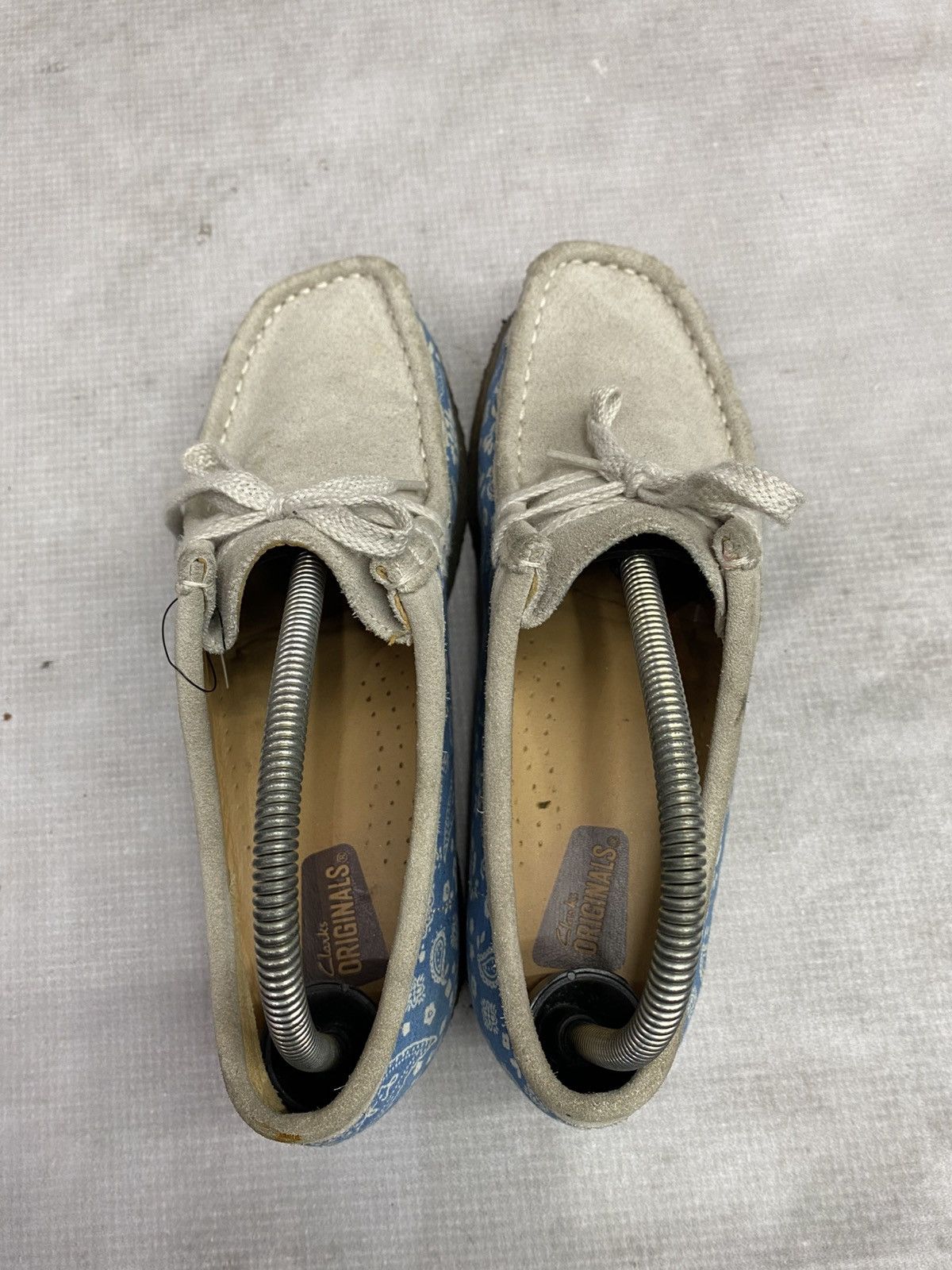 Clarks Clarks wallabee moccasisns paisley seude crepe blue Size US 7.5 / IT 37.5 - 4 Thumbnail