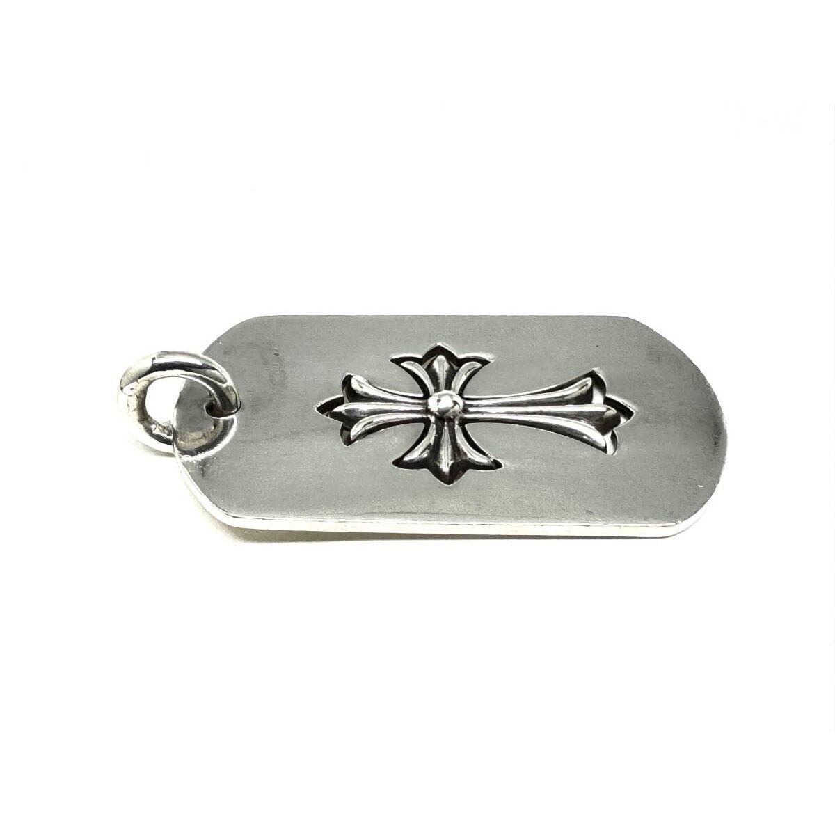 Chrome Hearts Chrome Hearts Invoice Cutout Tiny Cross Dog Tag Size ONE SIZE - 3 Thumbnail