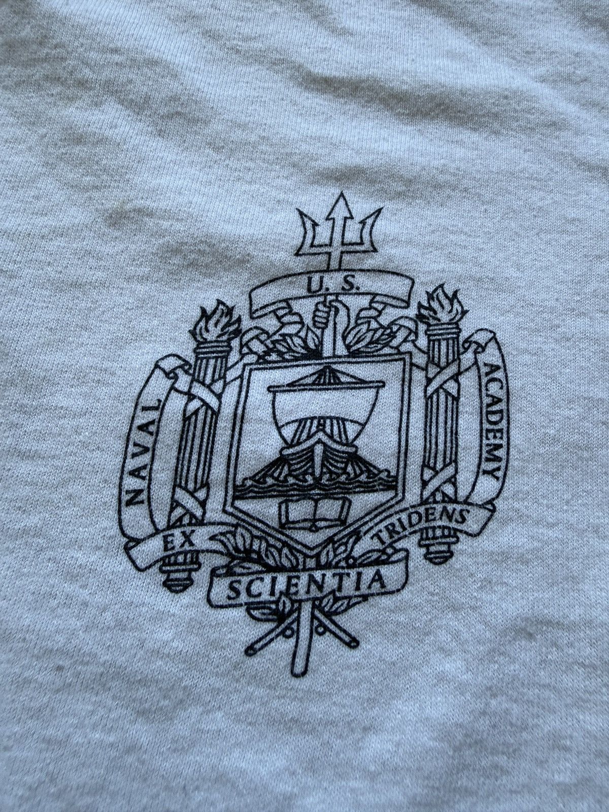 Vintage Vintage US Naval Academy USN Ringer Graphic Tee Size US XXL / EU 58 / 5 - 6 Thumbnail