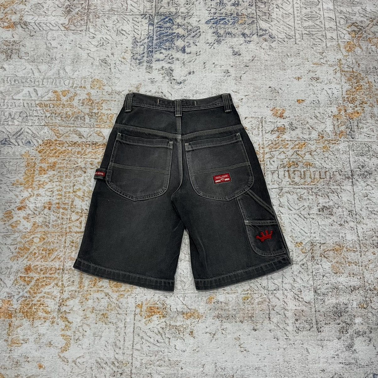JNCO Rare‼️ Vintage JNCO Crown Logo Jorts Size US 27 - 1 Thumbnail