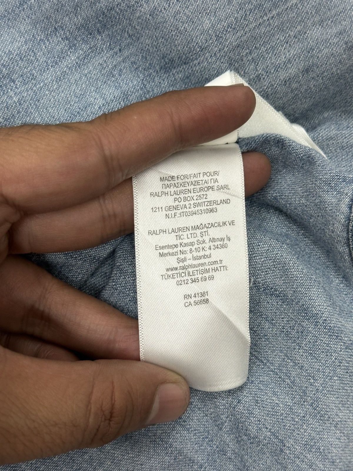 Polo Ralph Lauren Polo Ralph Lauren Distressed/Thrashed Denim Button Up Shirt Size US M / EU 48-50 / 2 - 15 Thumbnail