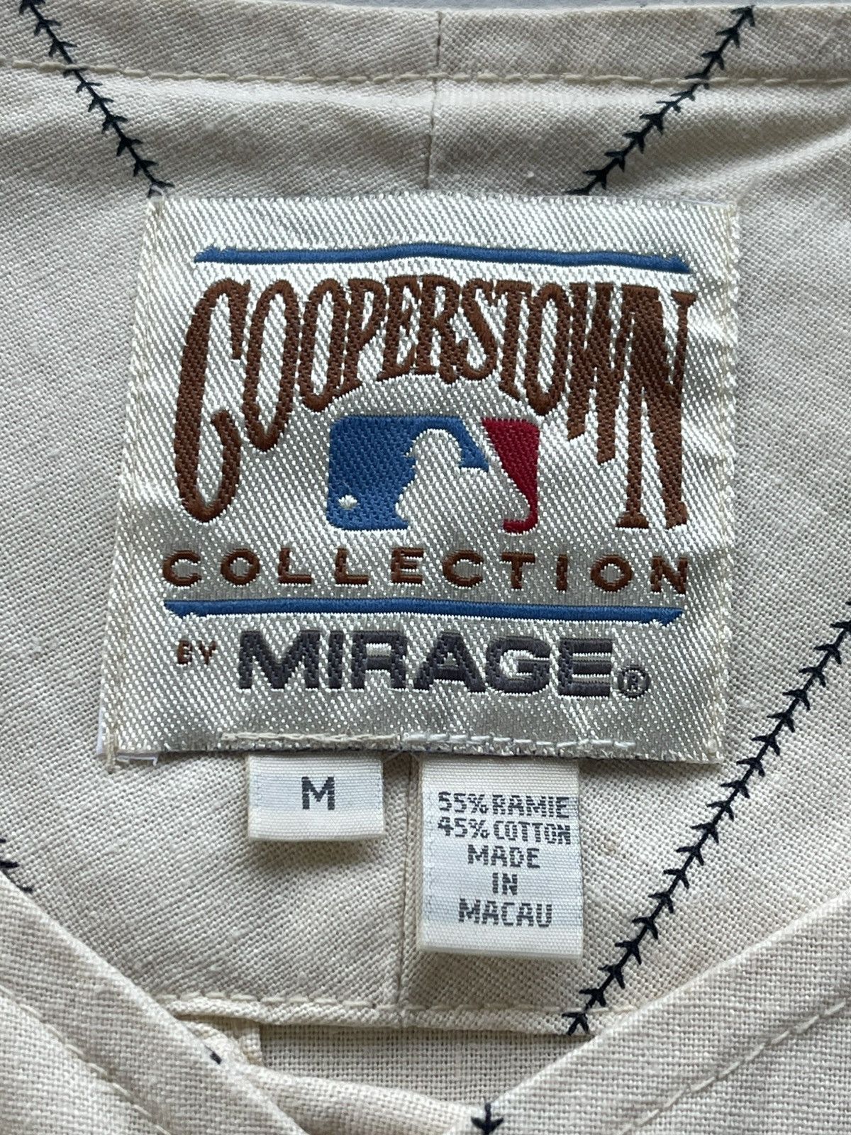 Cooperstown Collection 🔥Vintage 90's Mirage New York Yankees Baseball Shirt Size US M / EU 48-50 / 2 - 10 Thumbnail
