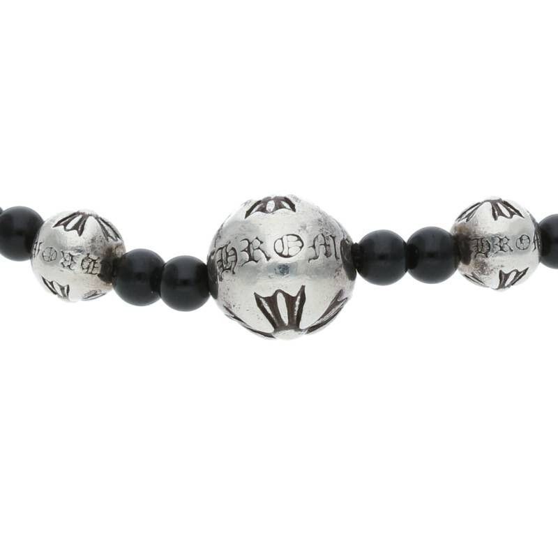 Chrome Hearts Mini Black Beaded Bracelet