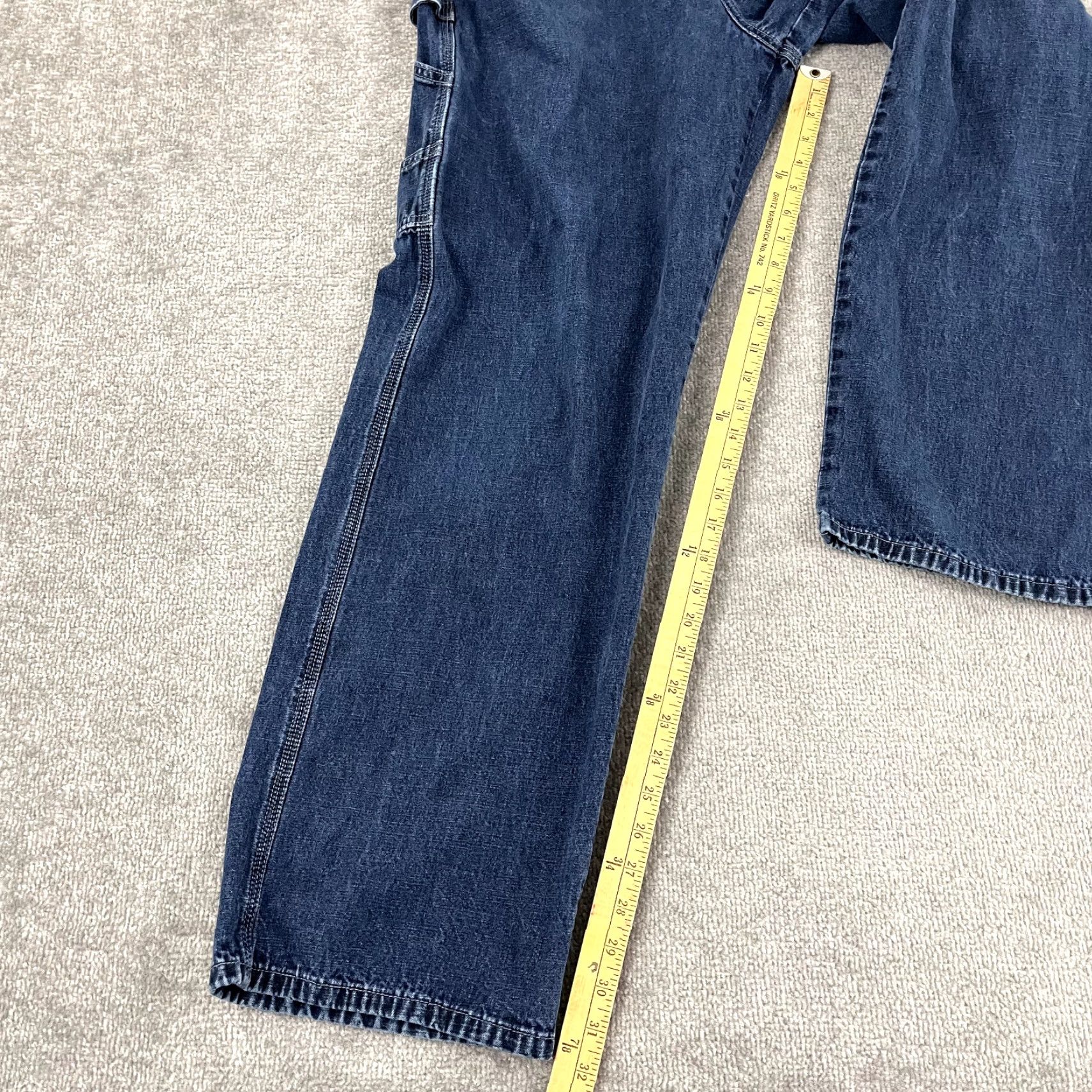 Levi's VINTAGE Levi's SilverTab Wide Leg Jeans Mens 34x32 Blue Denim Retro Y2K Size US 33 - 6 Thumbnail