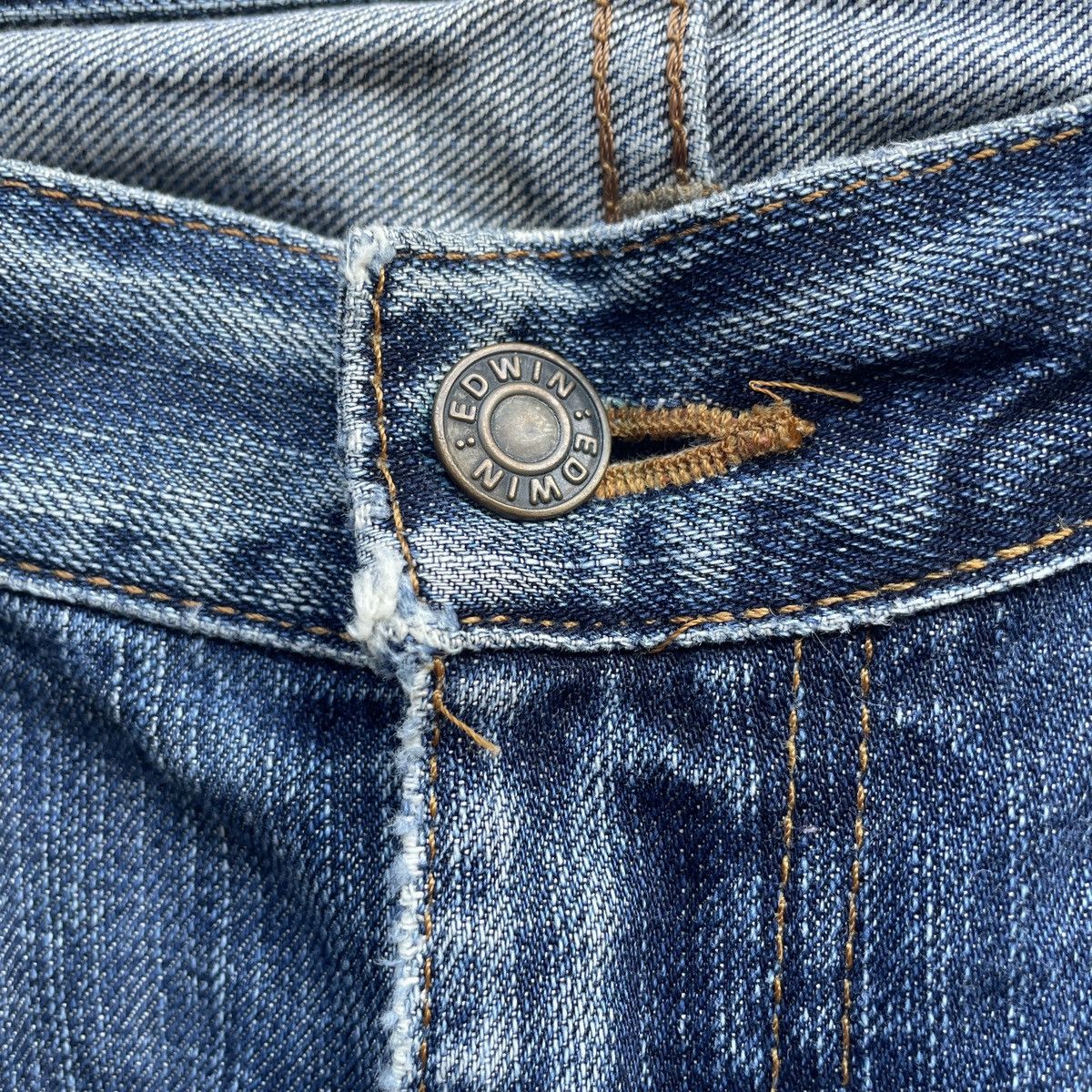 Edwin Vintage Edwin 503 Denim Faded Jeans Pants W34x32 Size US 34 / EU 50 - 6 Thumbnail