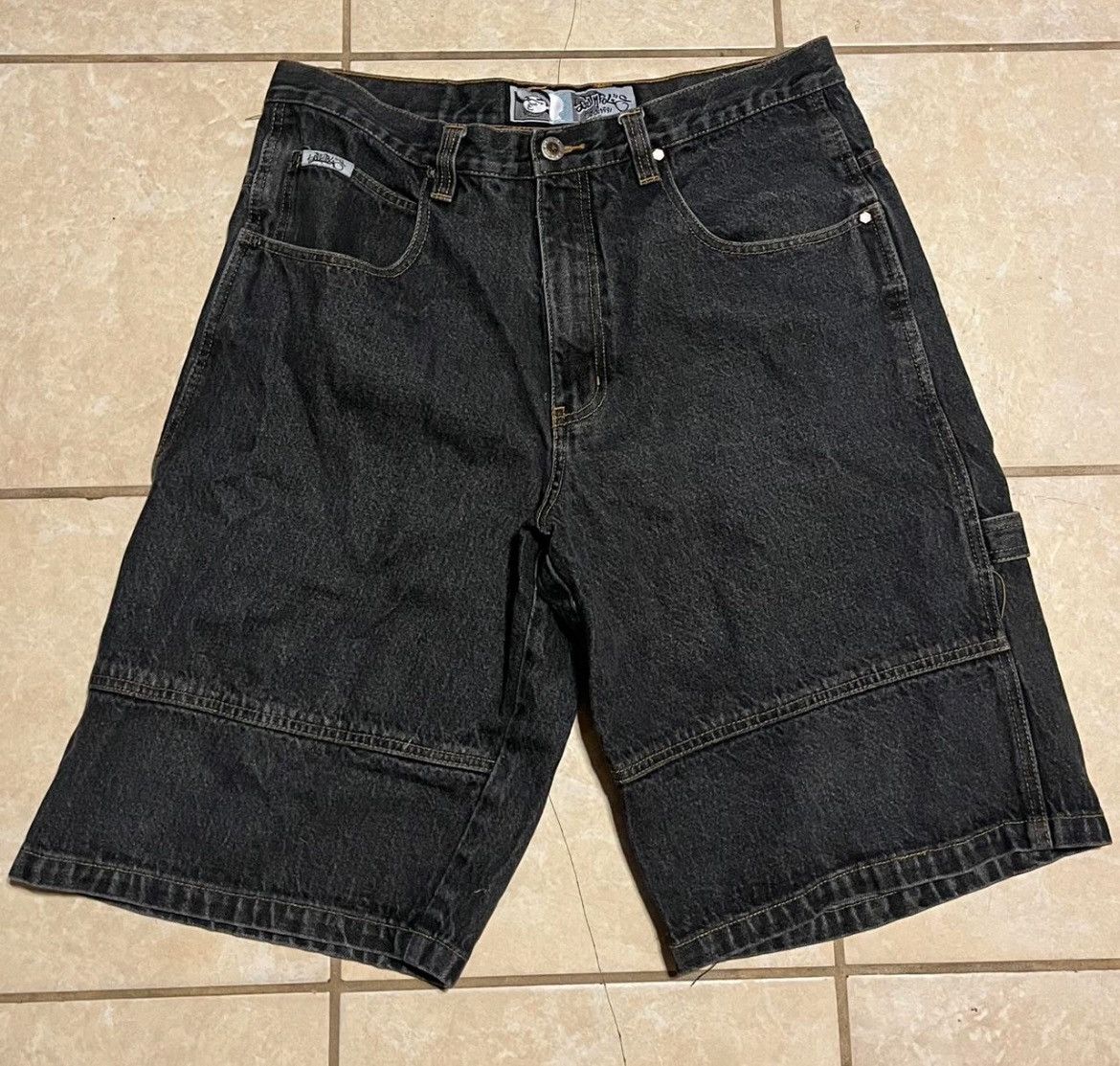 Southpole × Vintage Southpole Y2K Baggy Skater Carpenter Denim Shorte (36) Size US 36 / EU 52 - 1 Thumbnail