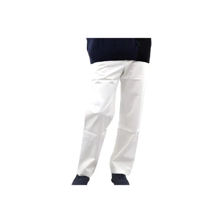 Kenzo KENZO White Mid-Rise Straight-Cut Casual Pants -2507 Size US 30 / EU 46 - 1 Thumbnail