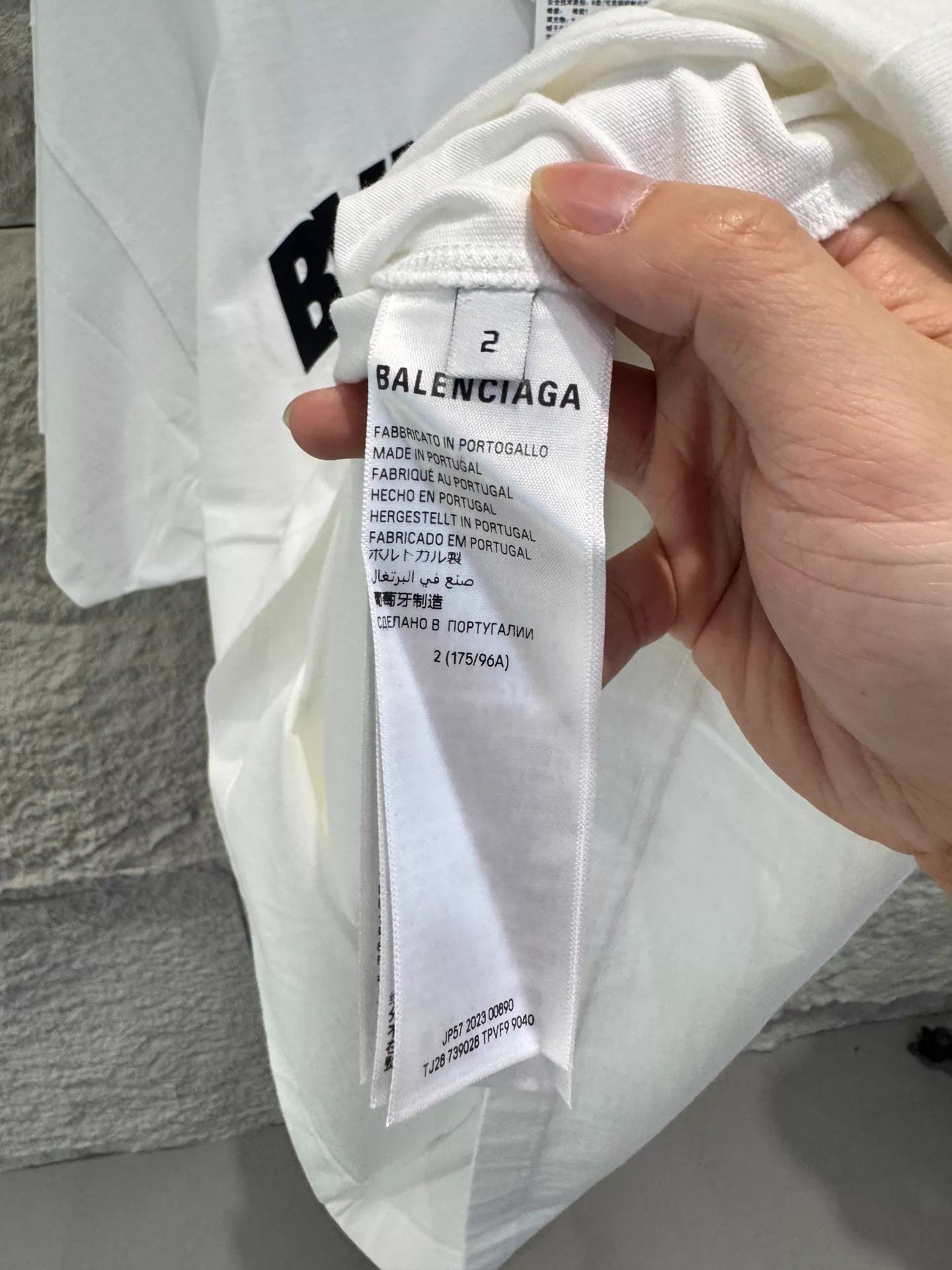 Balenciaga Balenciaga Back Flip Logo Short Sleeve T-Shirt Size 2 Size US M / EU 48-50 / 2 - 4 Thumbnail