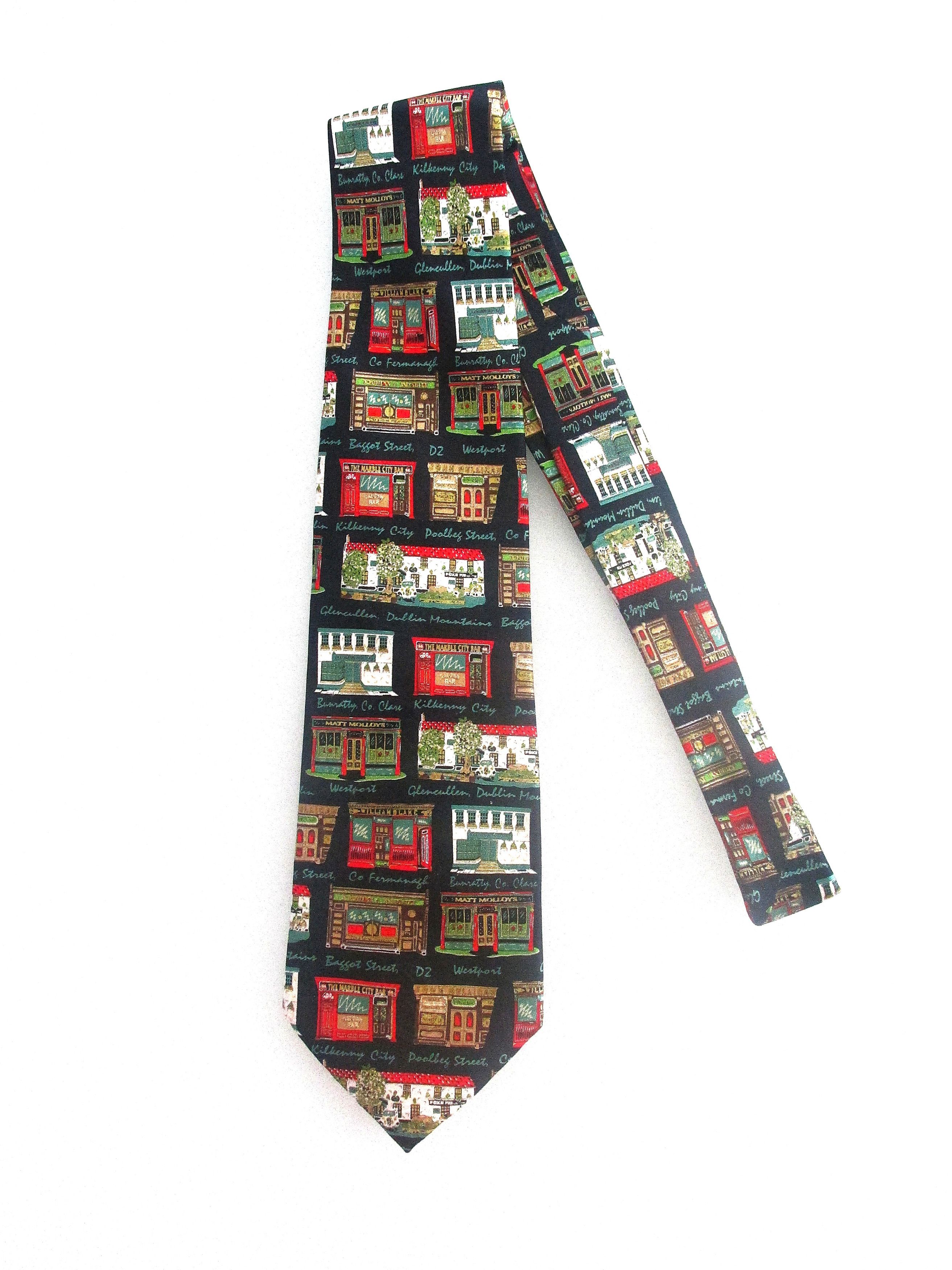 Other Pubs of Ireland (NWOT) Men's Silk Tie Size ONE SIZE - 1 Thumbnail