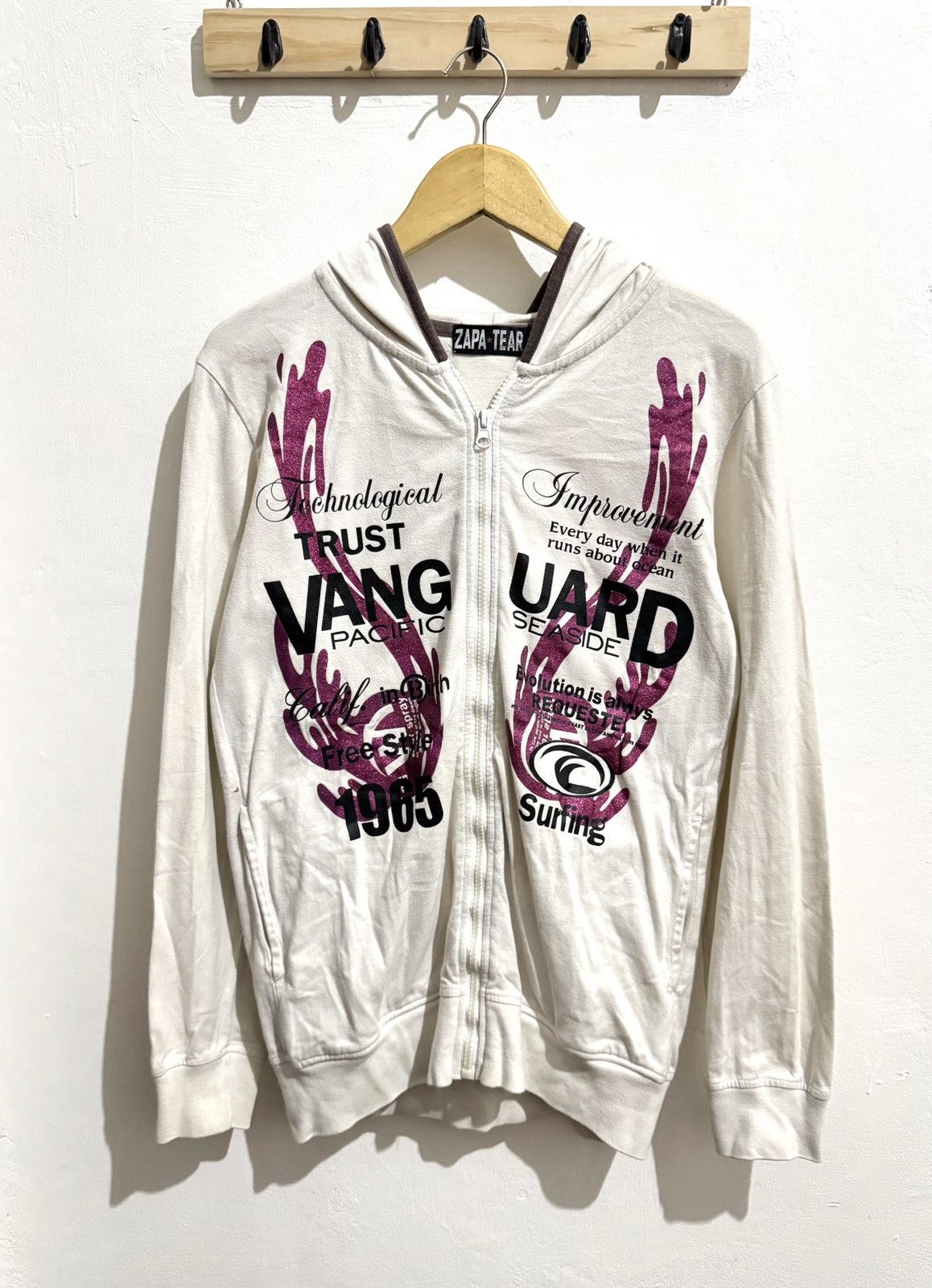 Hysteric Glamour Y2k Zapa Tear ifsixwasnine style zip hoodie Size US L / EU 52-54 / 3 - 1 Thumbnail