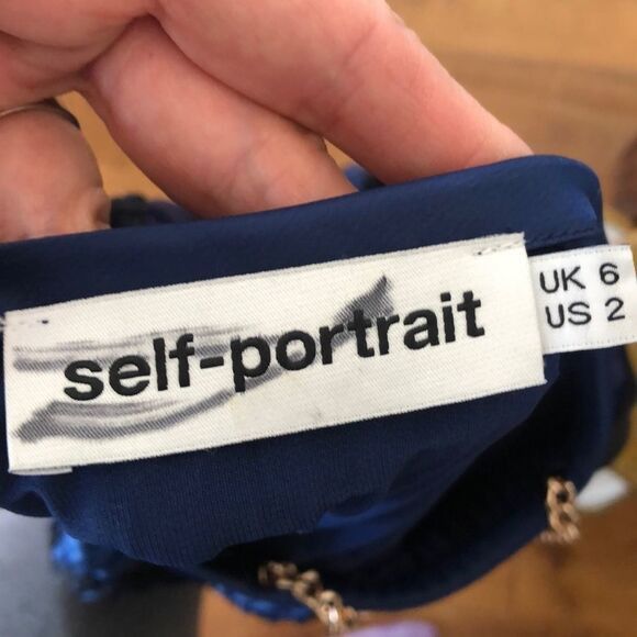 Self-Portrait SELF PORTRAITUS 2 PLEATED TOP blouse Size XS / US 0-2 / IT 36-38 - 7 Thumbnail