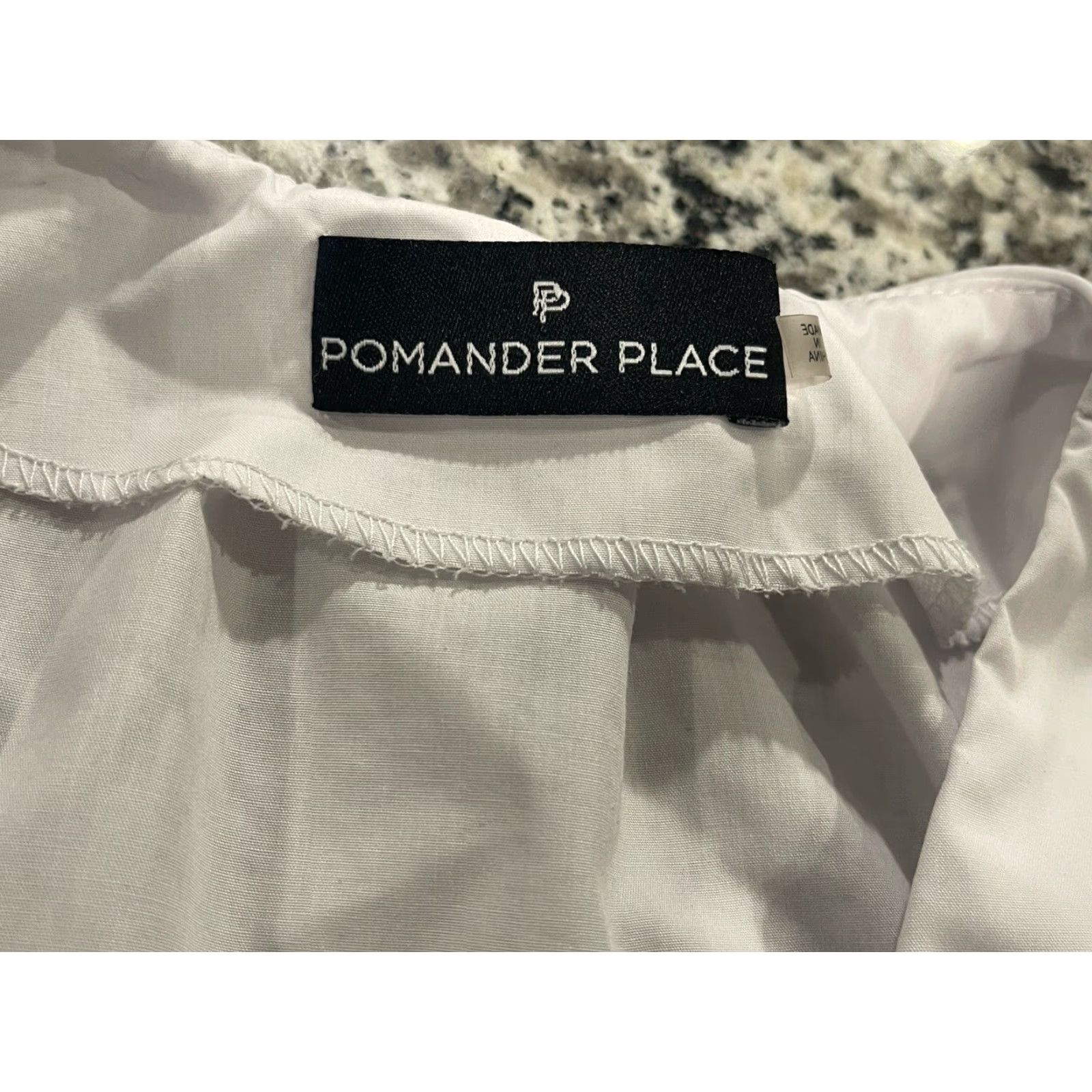 Bell Pomander Place Blouse Women XS White Adie Bell Sleeve V-Neck Casual Size XS / US 0-2 / IT 36-38 - 3 Thumbnail