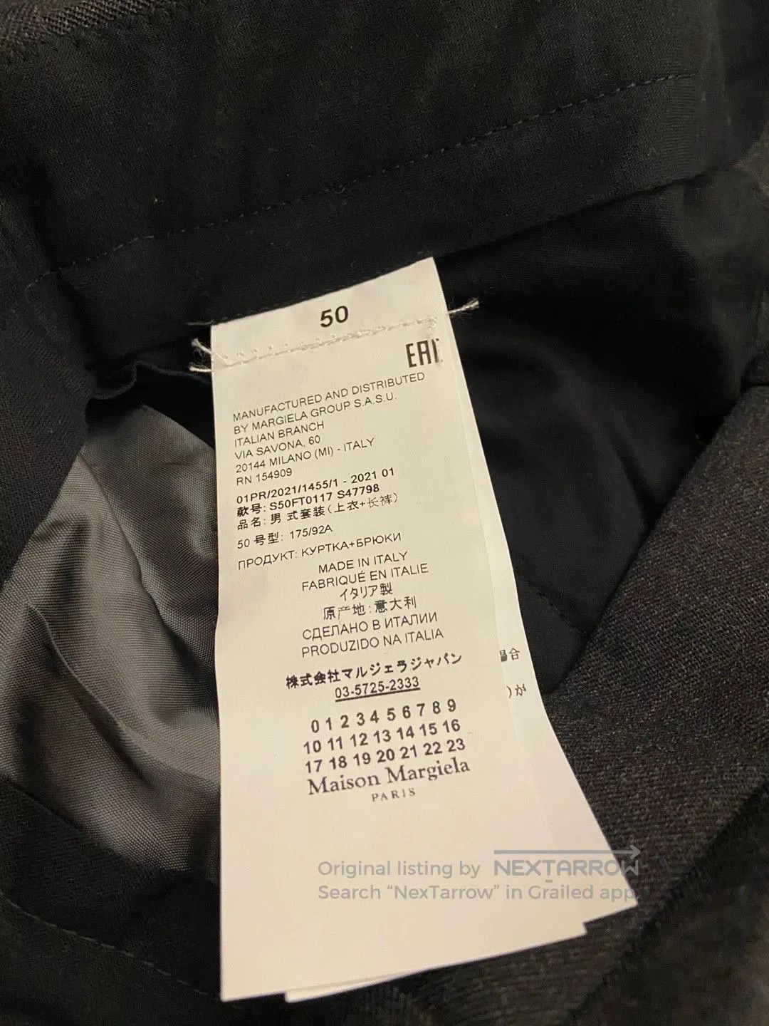 Maison Margiela maison margiela black suit set. Size US L / EU 52-54 / 3 - 7 Thumbnail
