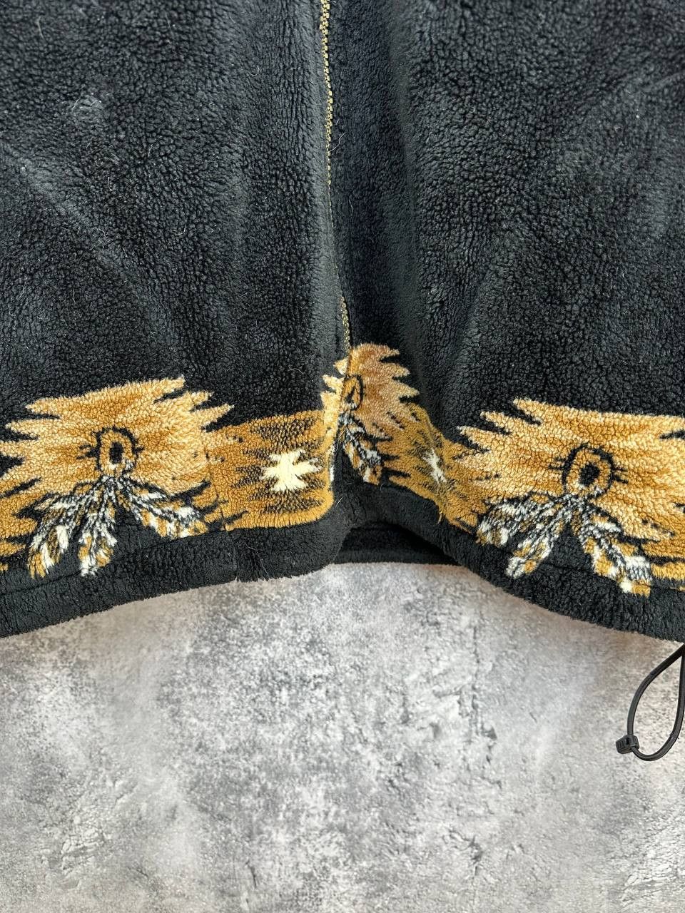 American Apparel Outback Trading Company "Bear" Native Pattern Fleece Jacket Size US L / EU 52-54 / 3 - 7 Thumbnail