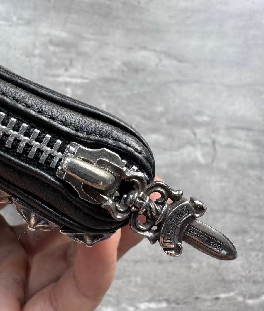 Chrome Hearts Chrome Hearts Multi-Silver Sugar Cube Cross Sword Zip Wallet Size ONE SIZE - 8 Thumbnail