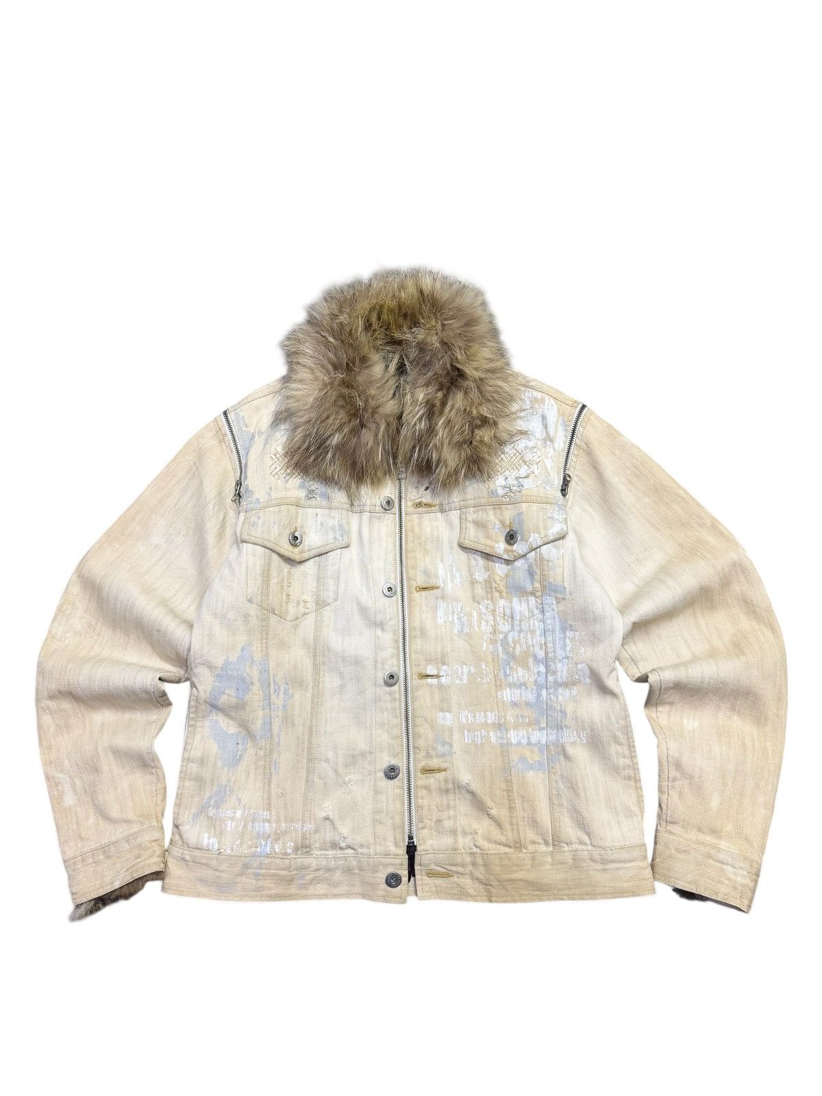In The Attic In The Attic Denim Jacket Furr Size US M / EU 48-50 / 2 - 1 Thumbnail